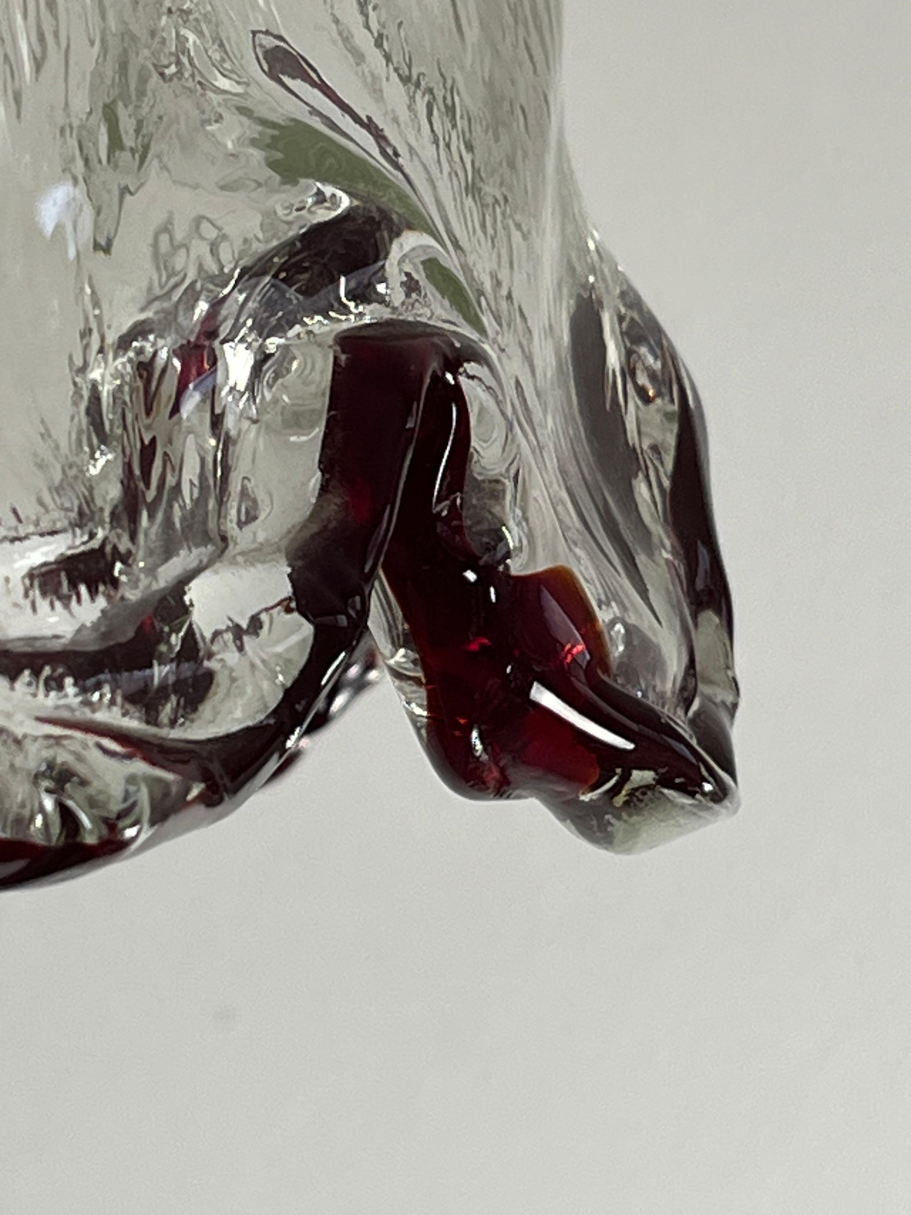 Italian Mid-century Murano Glass Chandelier, 1960s For Sale
