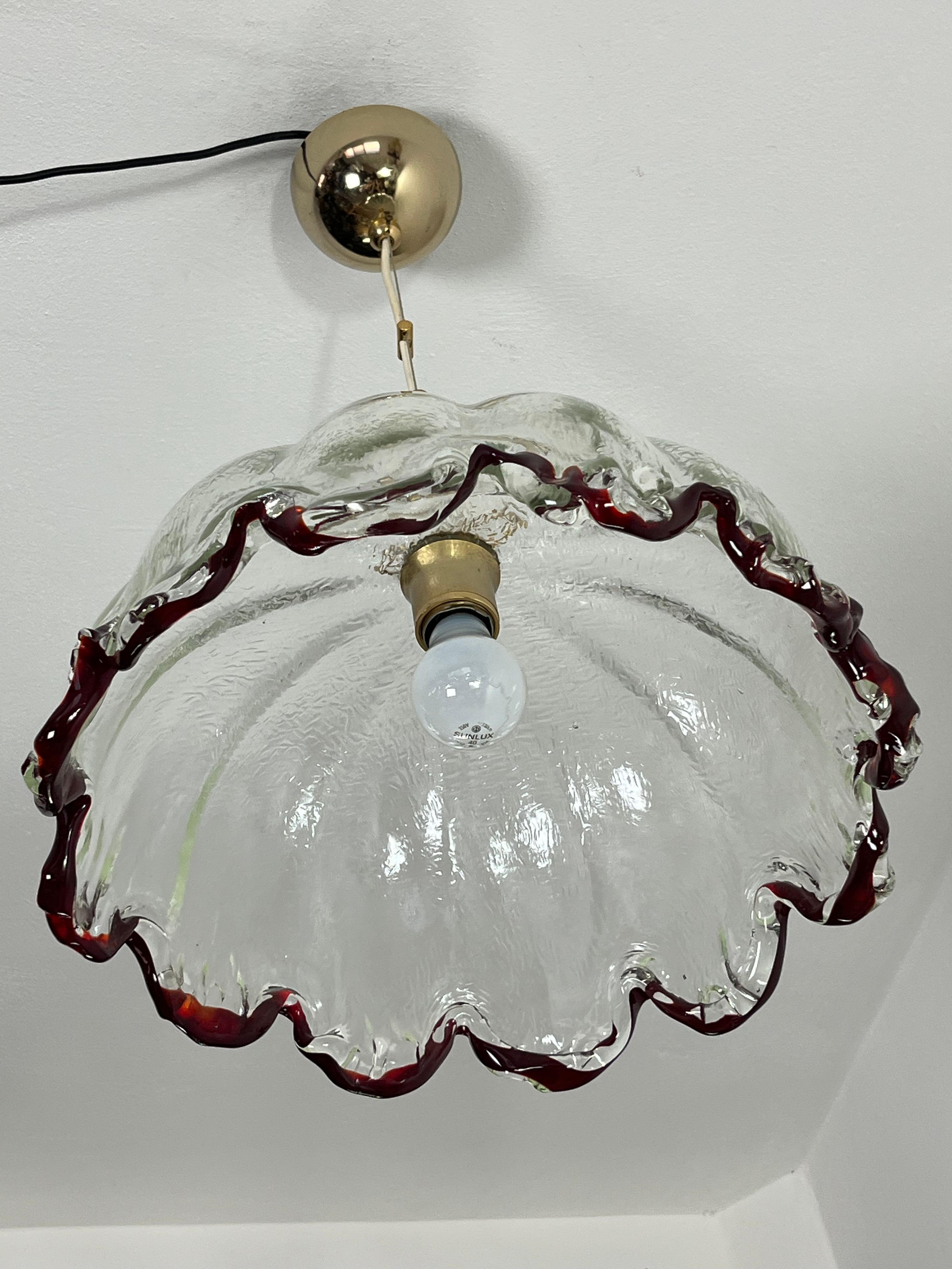 Mid-century Murano Glass Chandelier, 1960s For Sale 3
