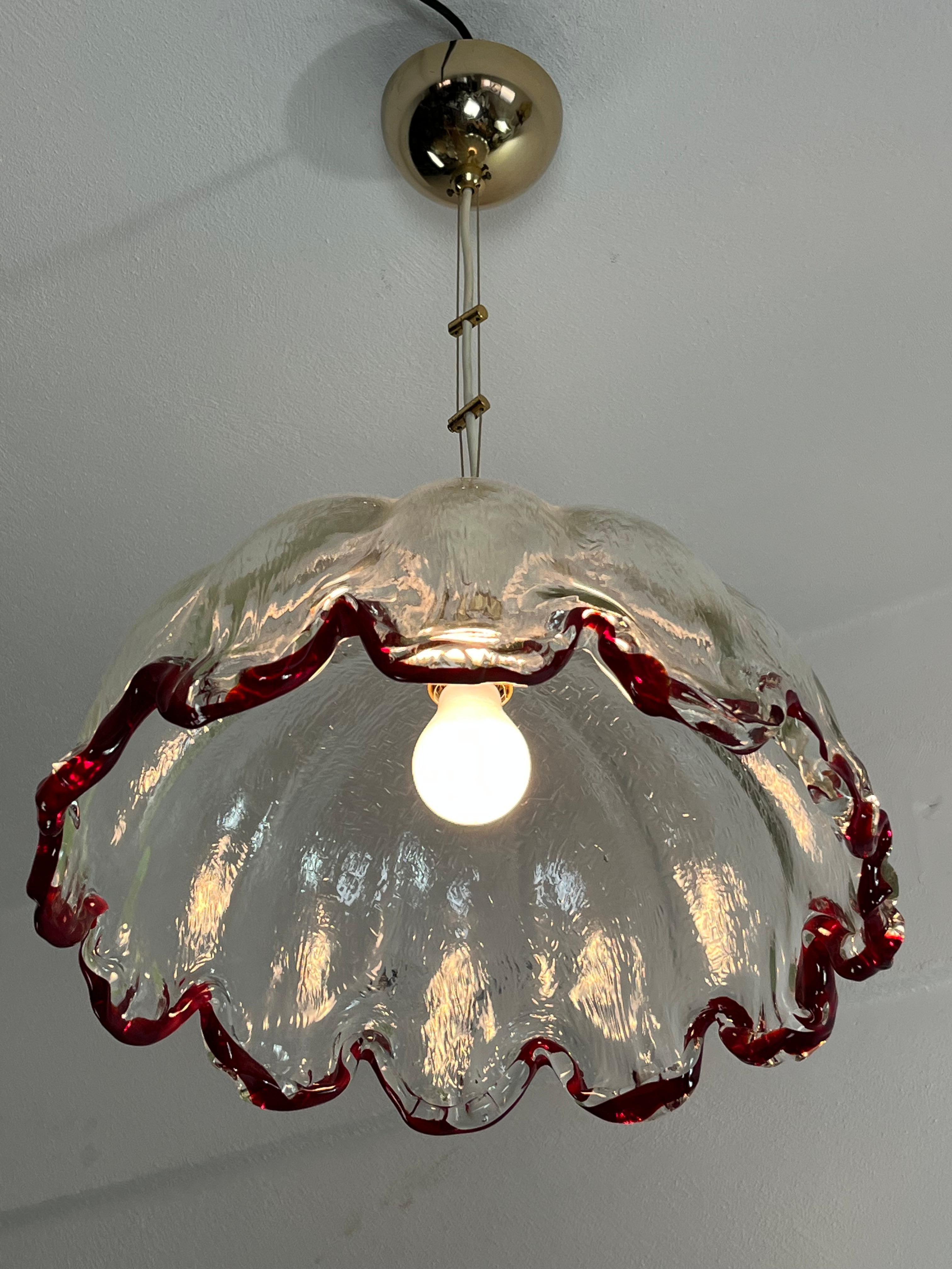 Mid-century Murano Glass Chandelier, 1960s For Sale 4