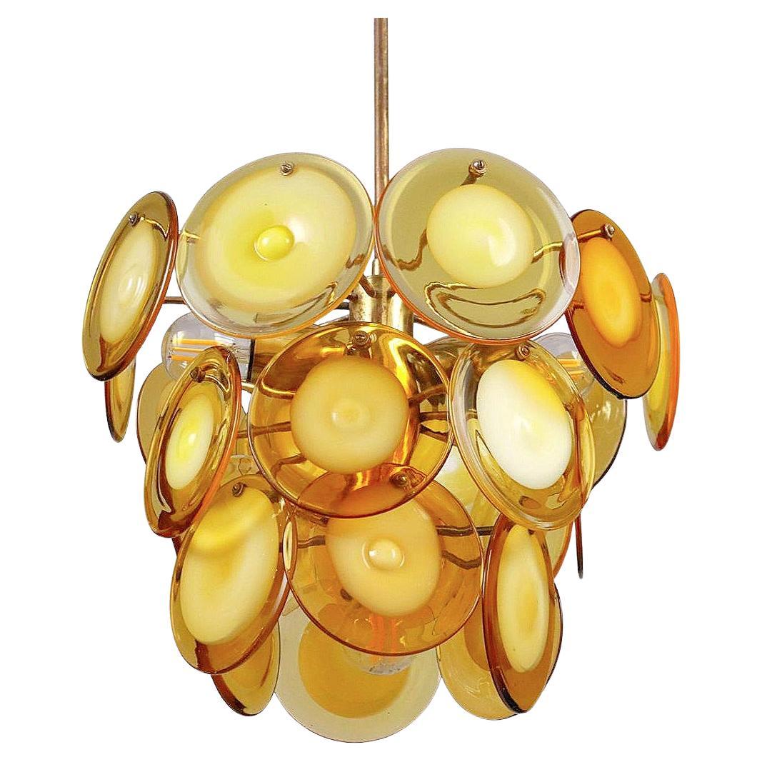 Lustre en verre de Murano du milieu du siècle - Circa 1970 en vente