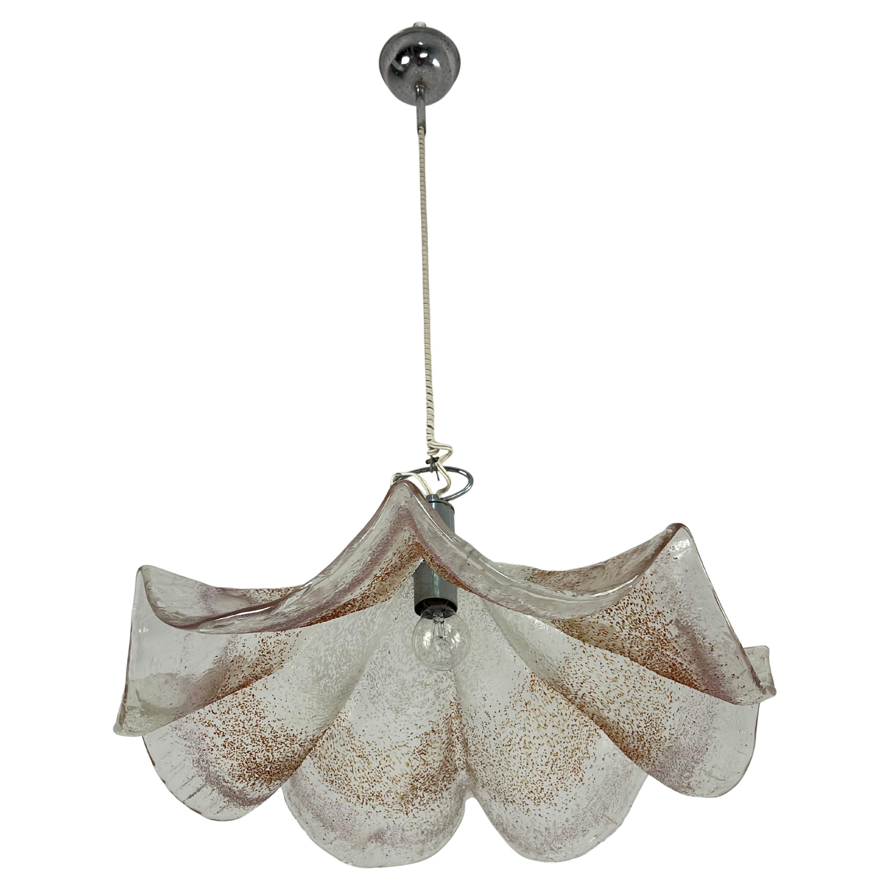 Mid-century Murano Glas Kronleuchter Durchmesser cm 60, 1960er Jahre