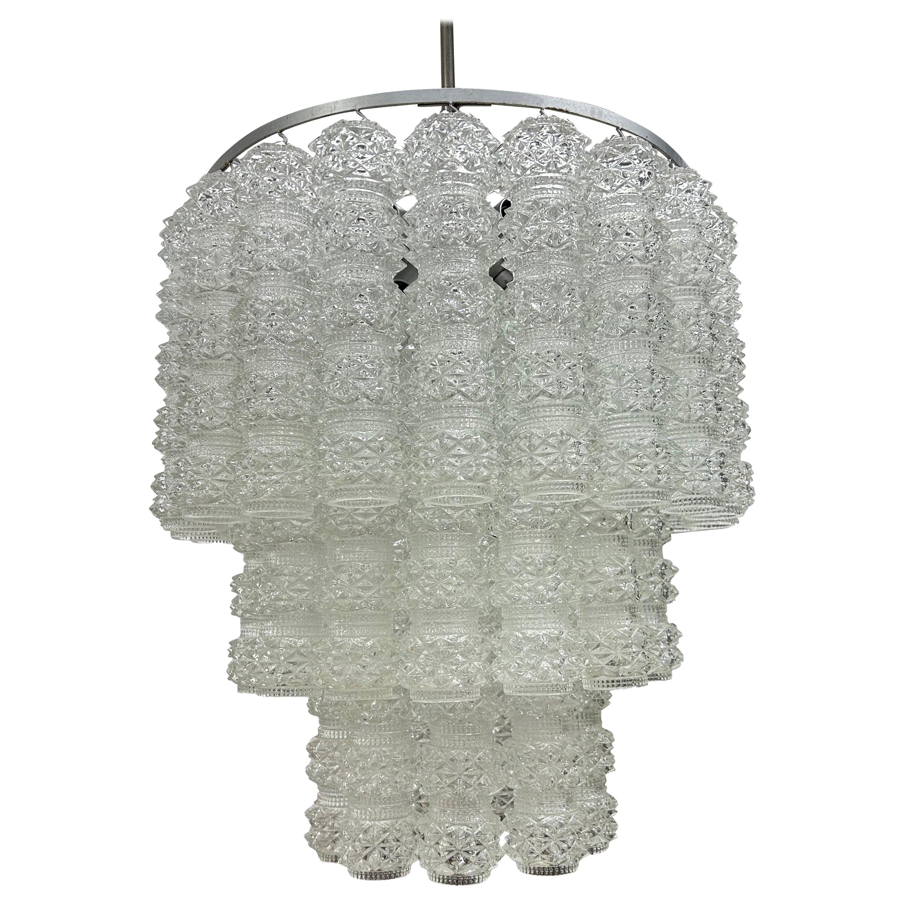 Mid Century Murano Glass Chandelier