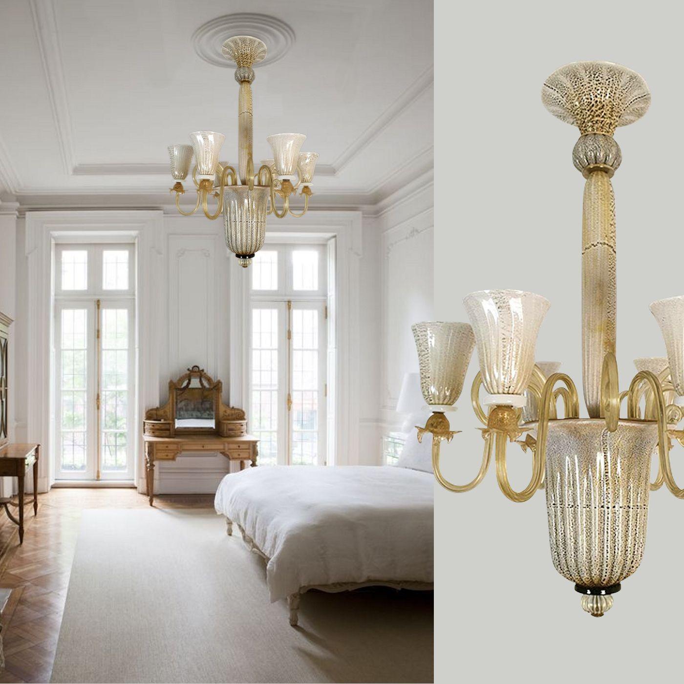 Lámpara de cristal de Murano de mediados de siglo, Italia Años 60 Moderno de mediados de siglo en venta