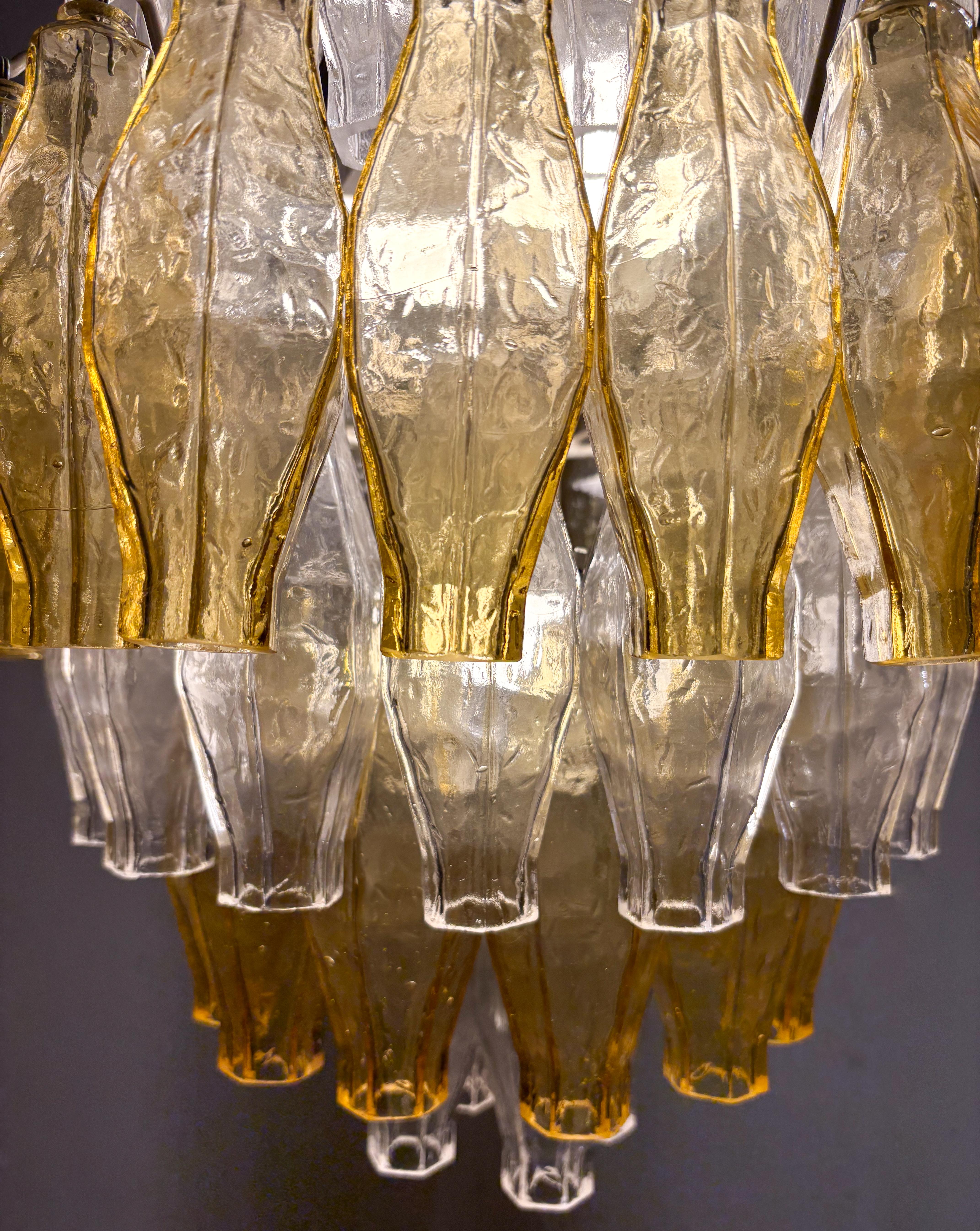 Lámpara de cristal de Murano de mediados de siglo 