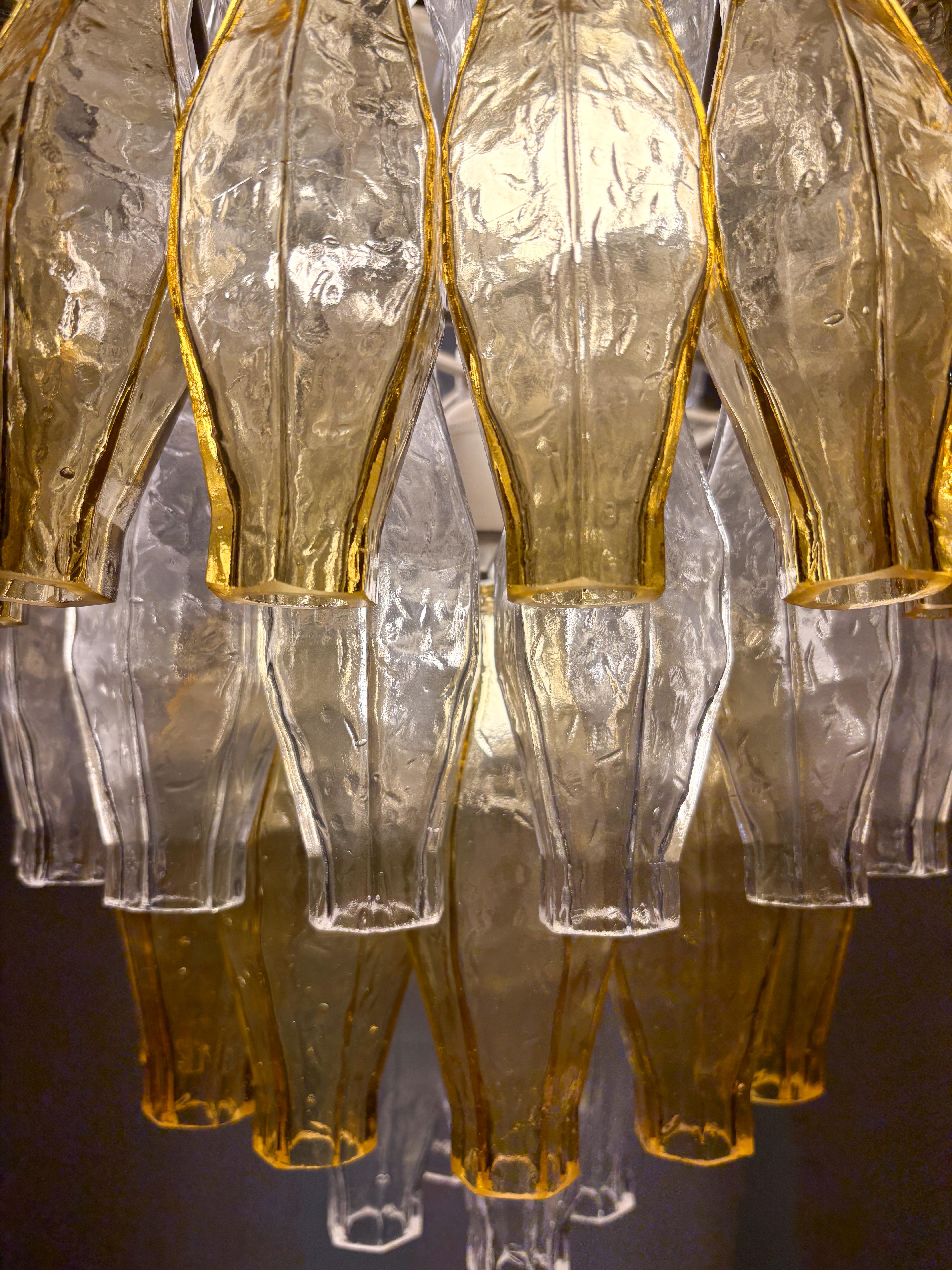 Lámpara de cristal de Murano de mediados de siglo 