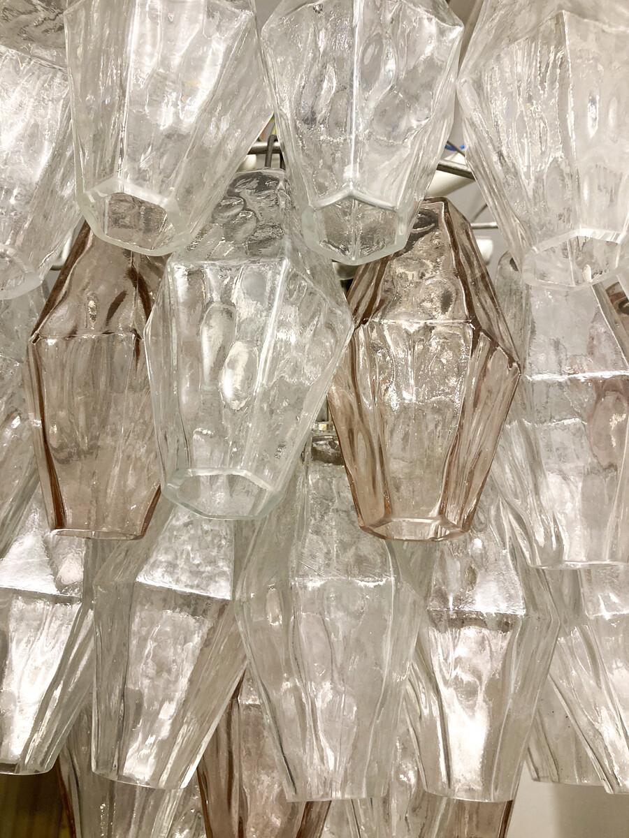 Lustre en verre de Murano du milieu du siècle 