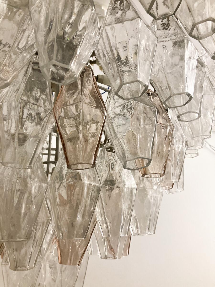 Lustre en verre de Murano du milieu du siècle 