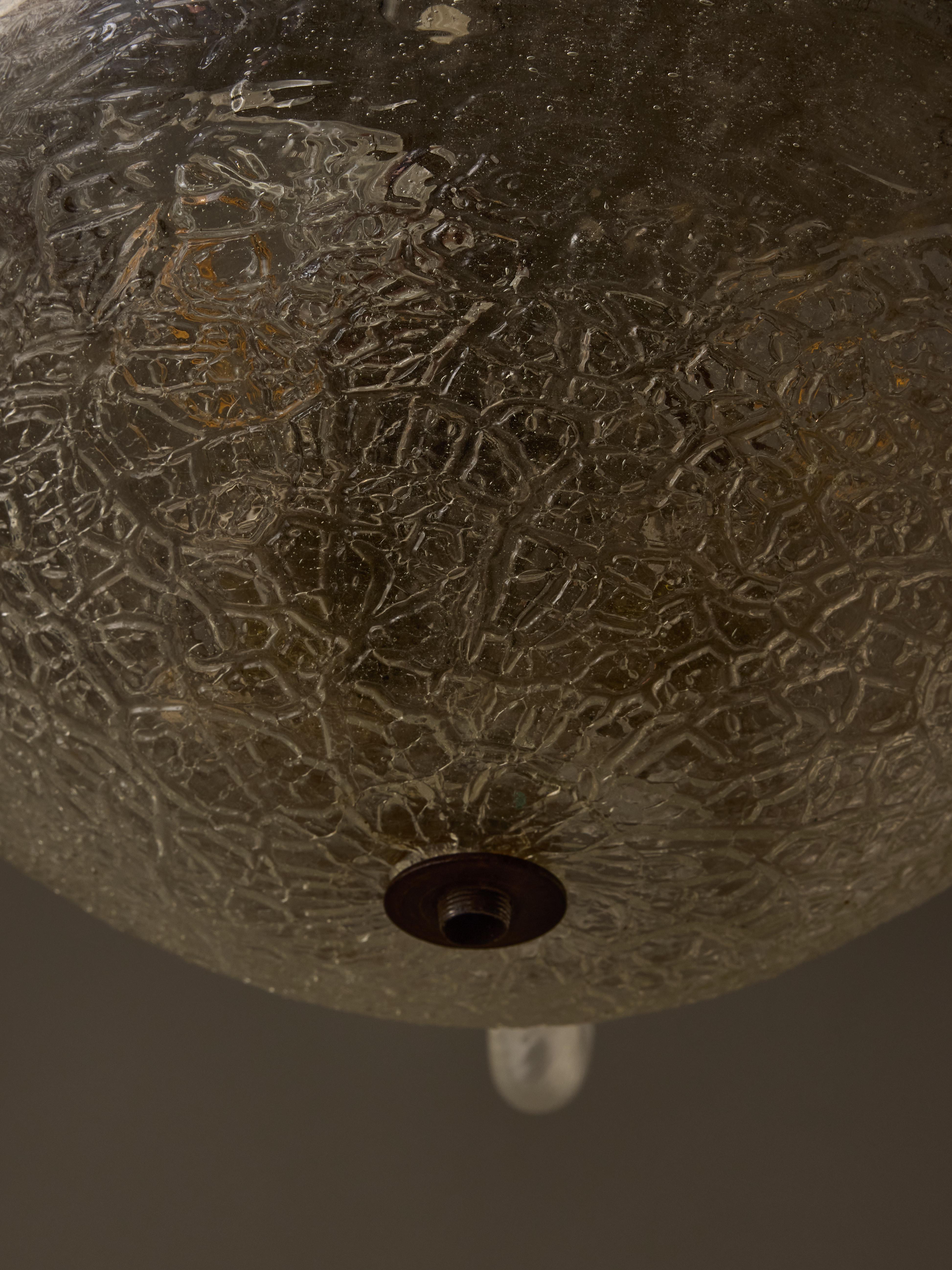 Vetro di Murano Lampadario a forma di classico in vetro di Murano del metà del secolo scorso in vendita