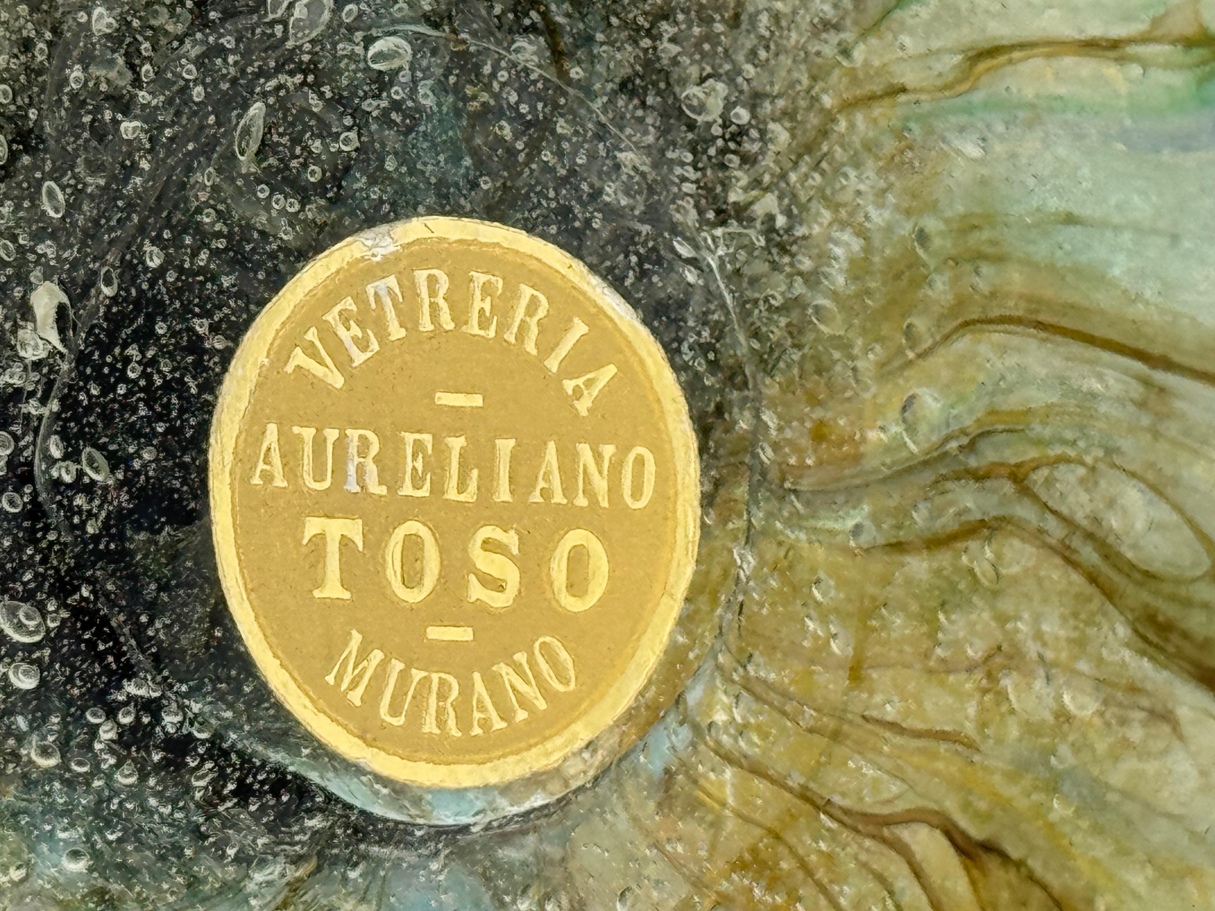 Anatra in vetro di Murano di metà secolo, Aureliano Toso & Dino Martens in vendita 3
