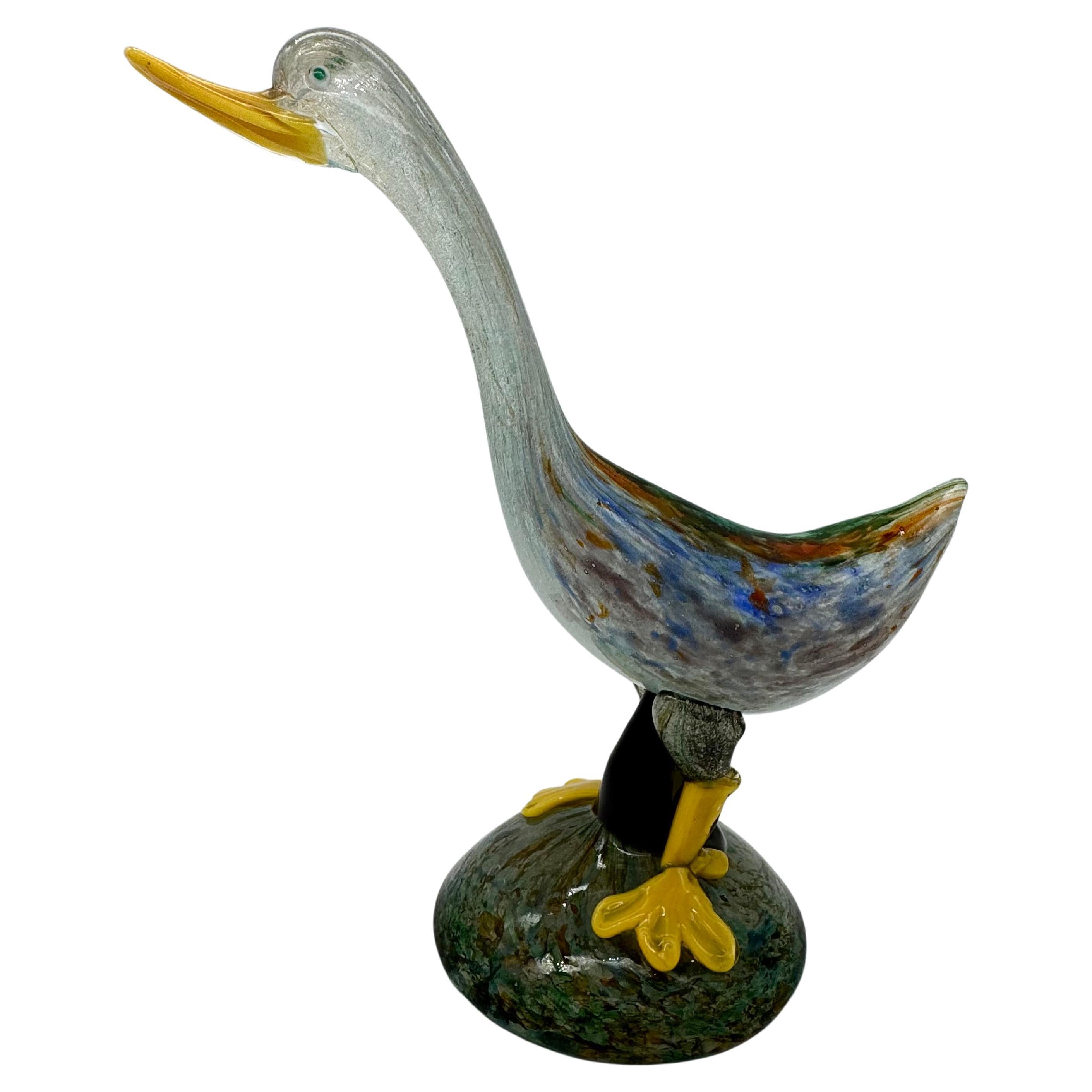Murano-Glas-Ente aus der Jahrhundertmitte, Aureliano Toso & Dino Martens