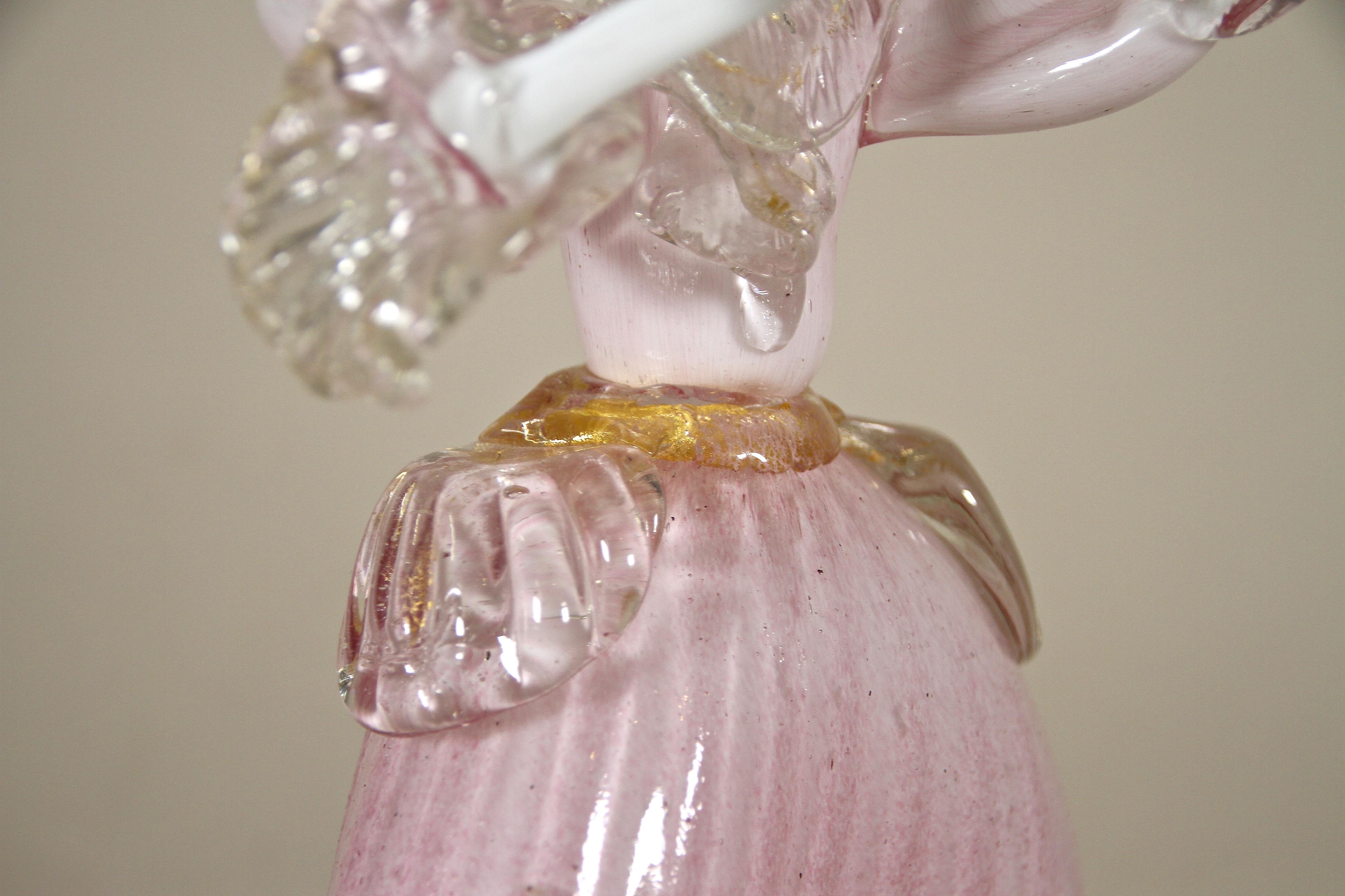 Mid-Century Murano Glass Figurine 