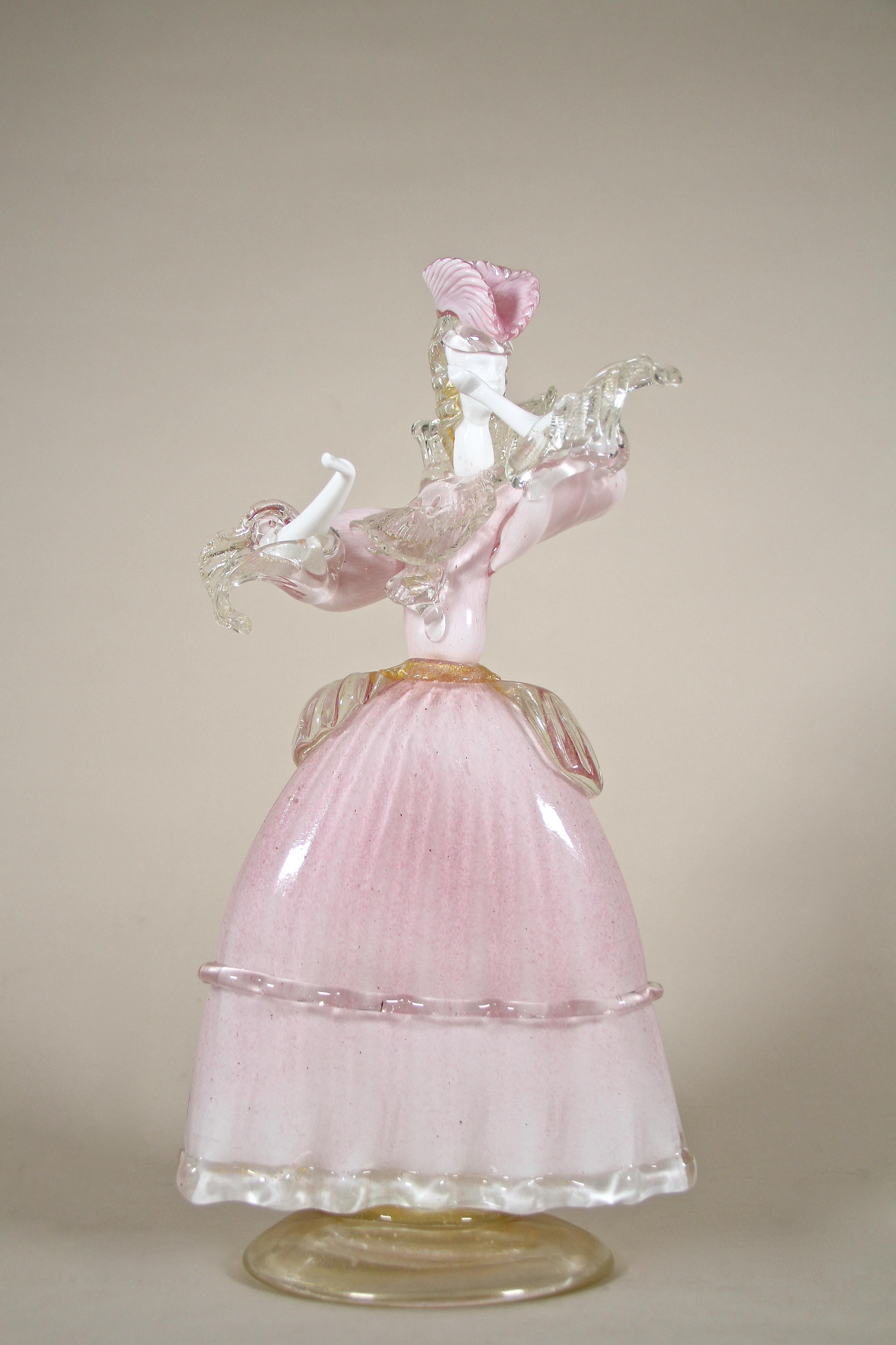 Mid-Century Murano Glass Figurine 