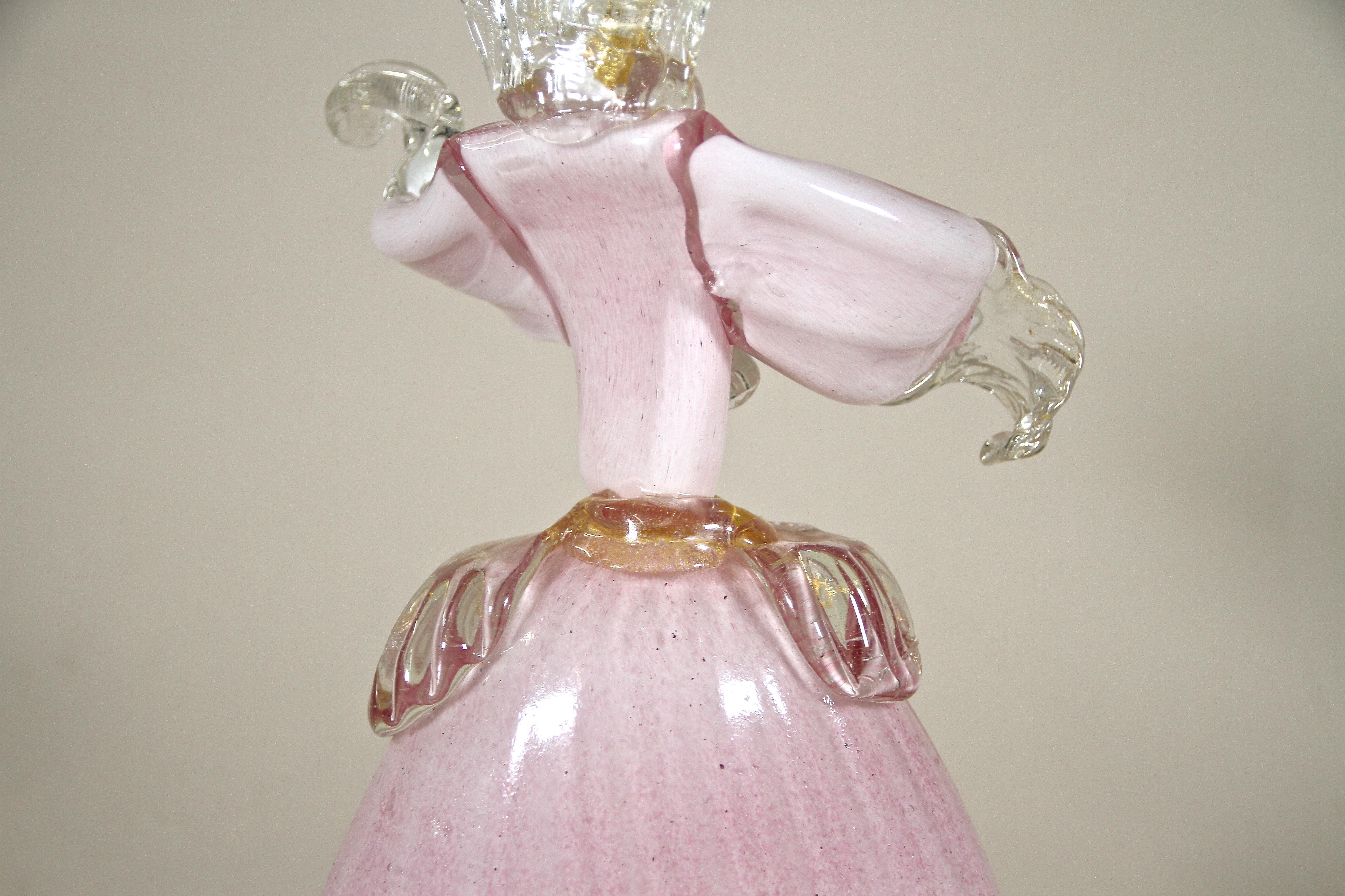 Mid-Century Murano Glass Figurine 