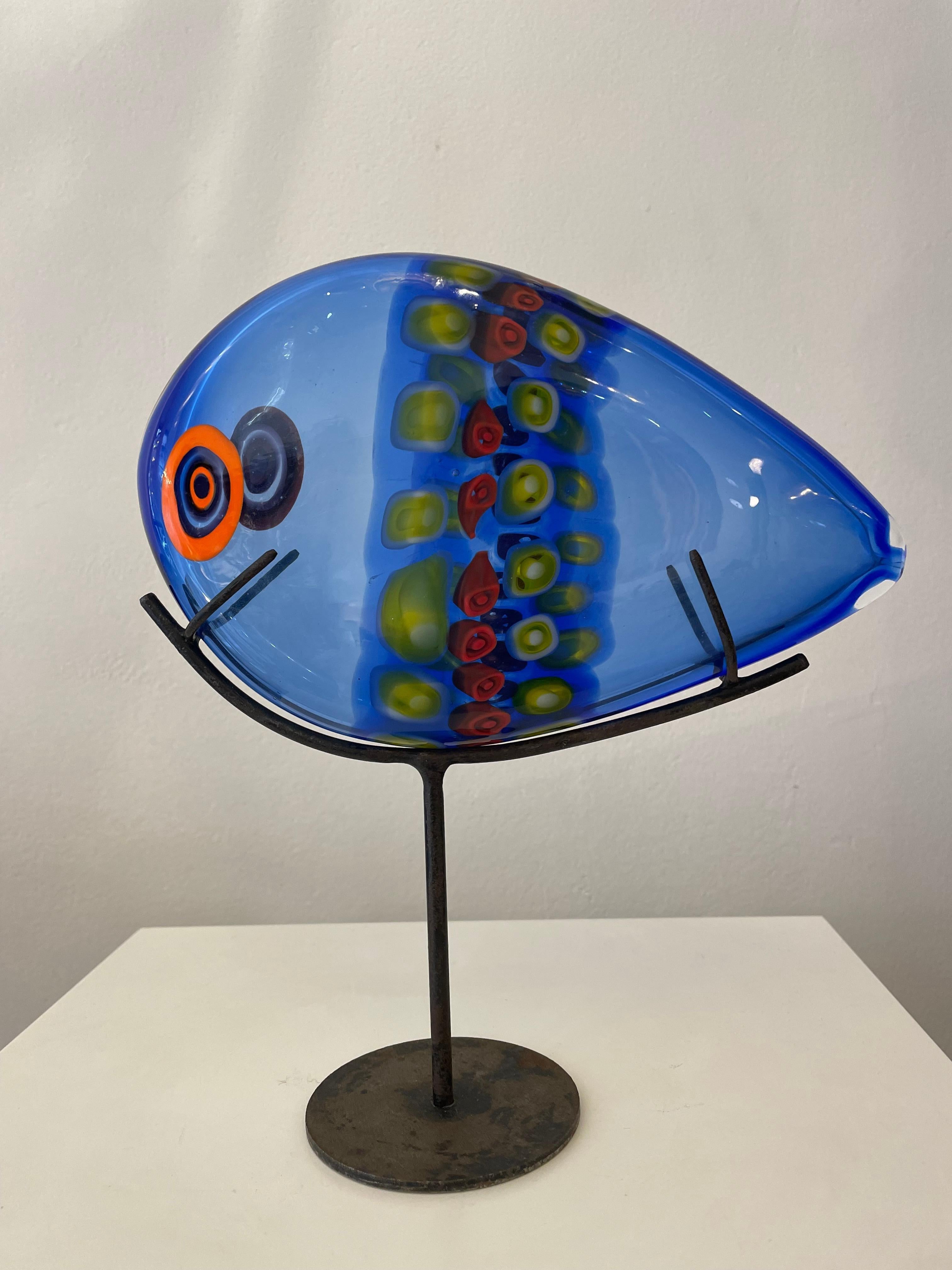 Mid-Century Modern Murano  Glass Fish by Gianmaria Potenza, Murano, Italy, 1960 4