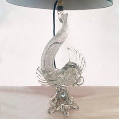 Midcentury Murano Glass Fish Lamp