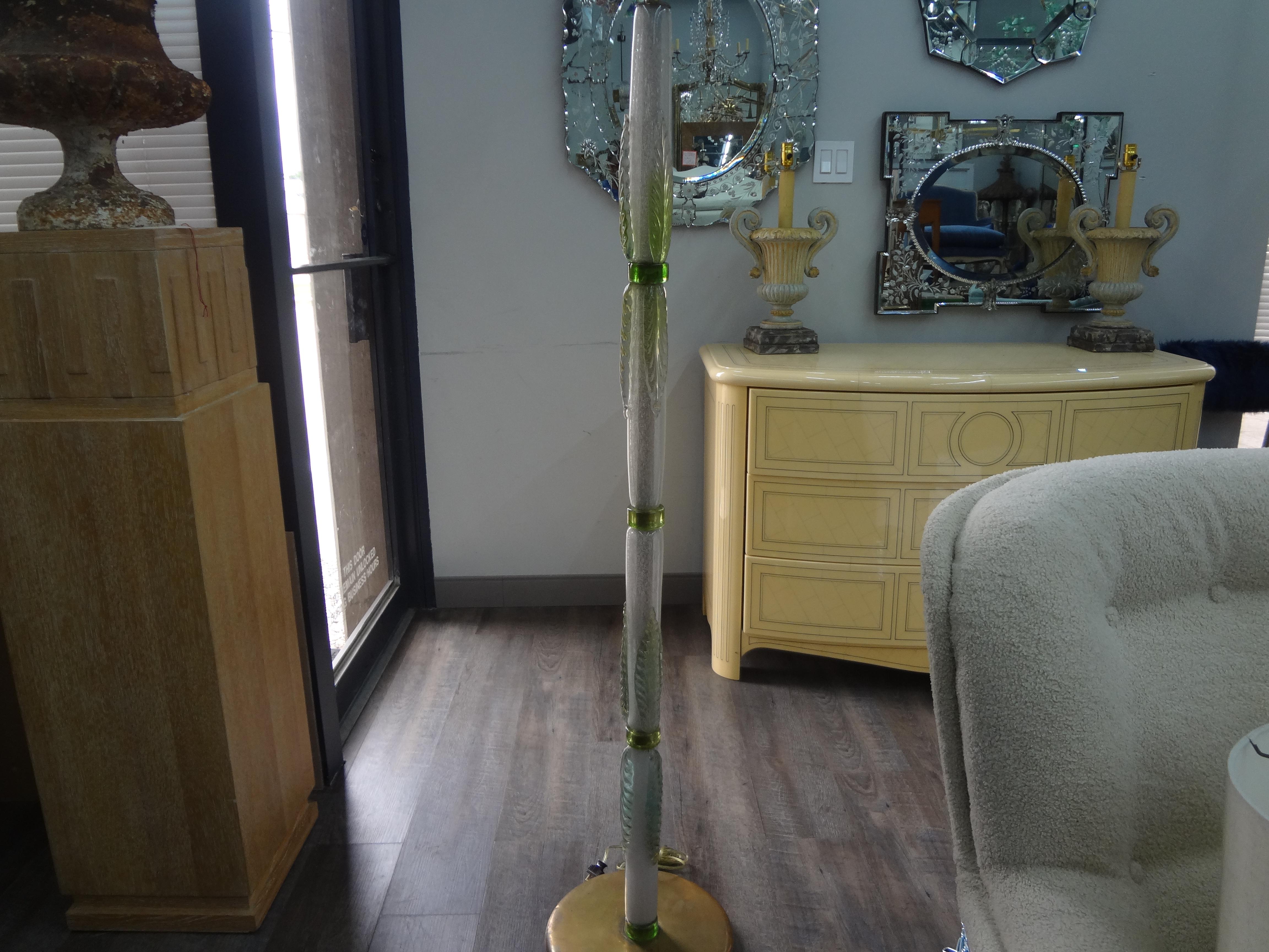 Mid Century Murano Glass Floor Lamp For Sale 3