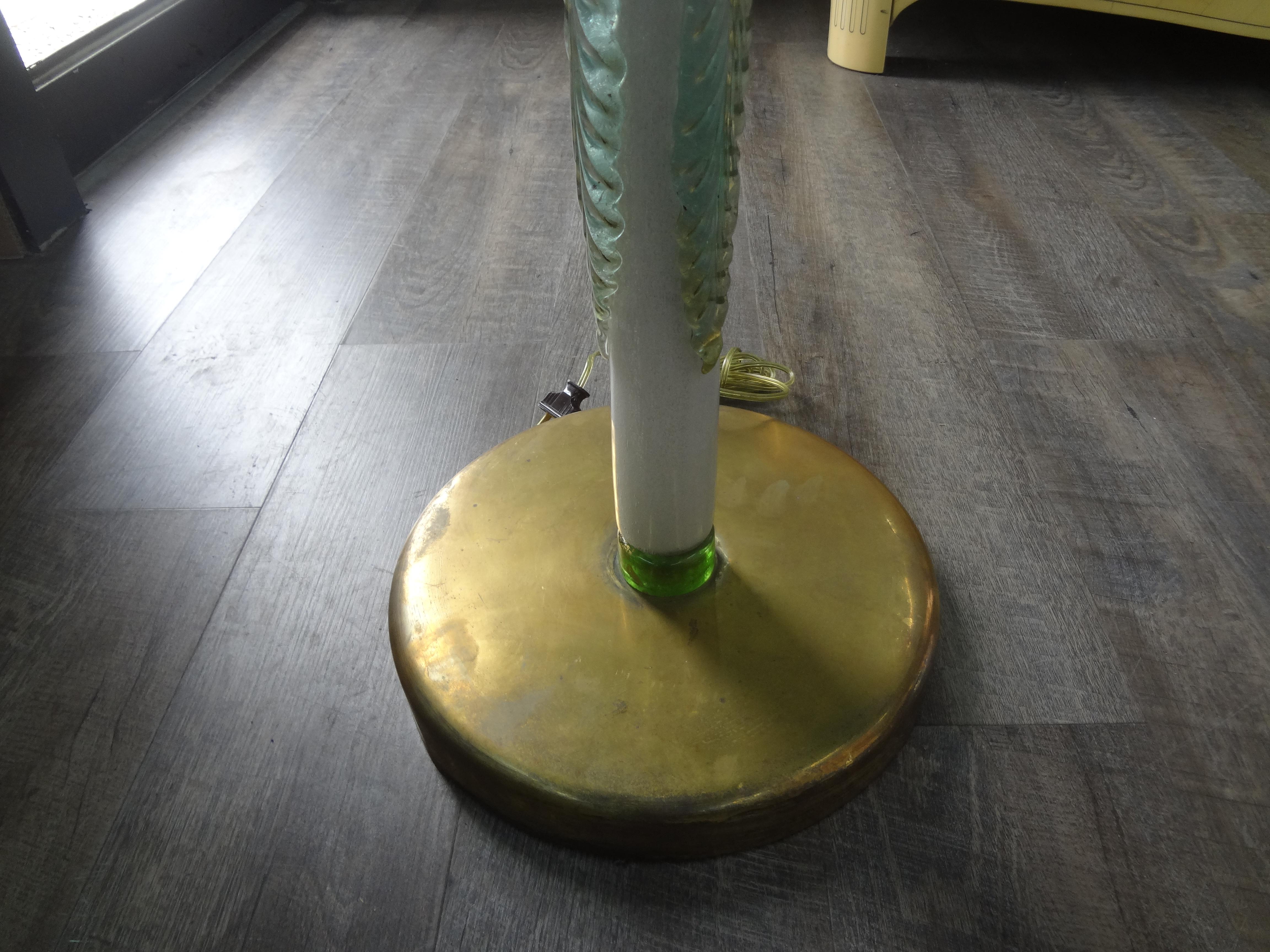Mid Century Murano Glass Floor Lamp For Sale 1