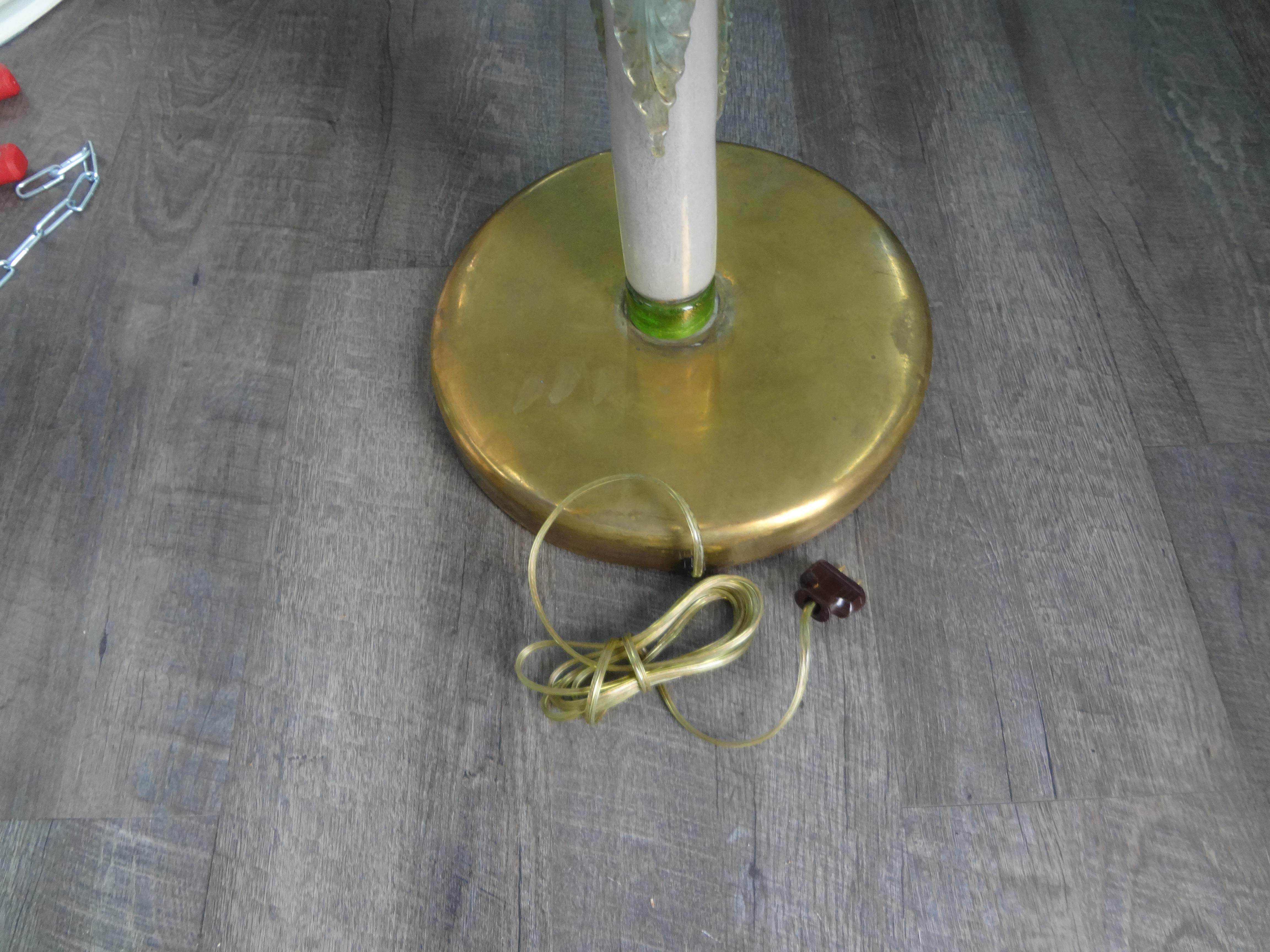 Mid Century Murano Glass Floor Lamp For Sale 2