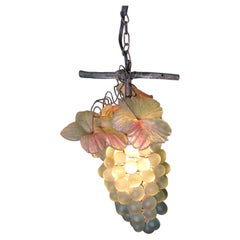 Mid Century Murano Glass Grape Chandelier