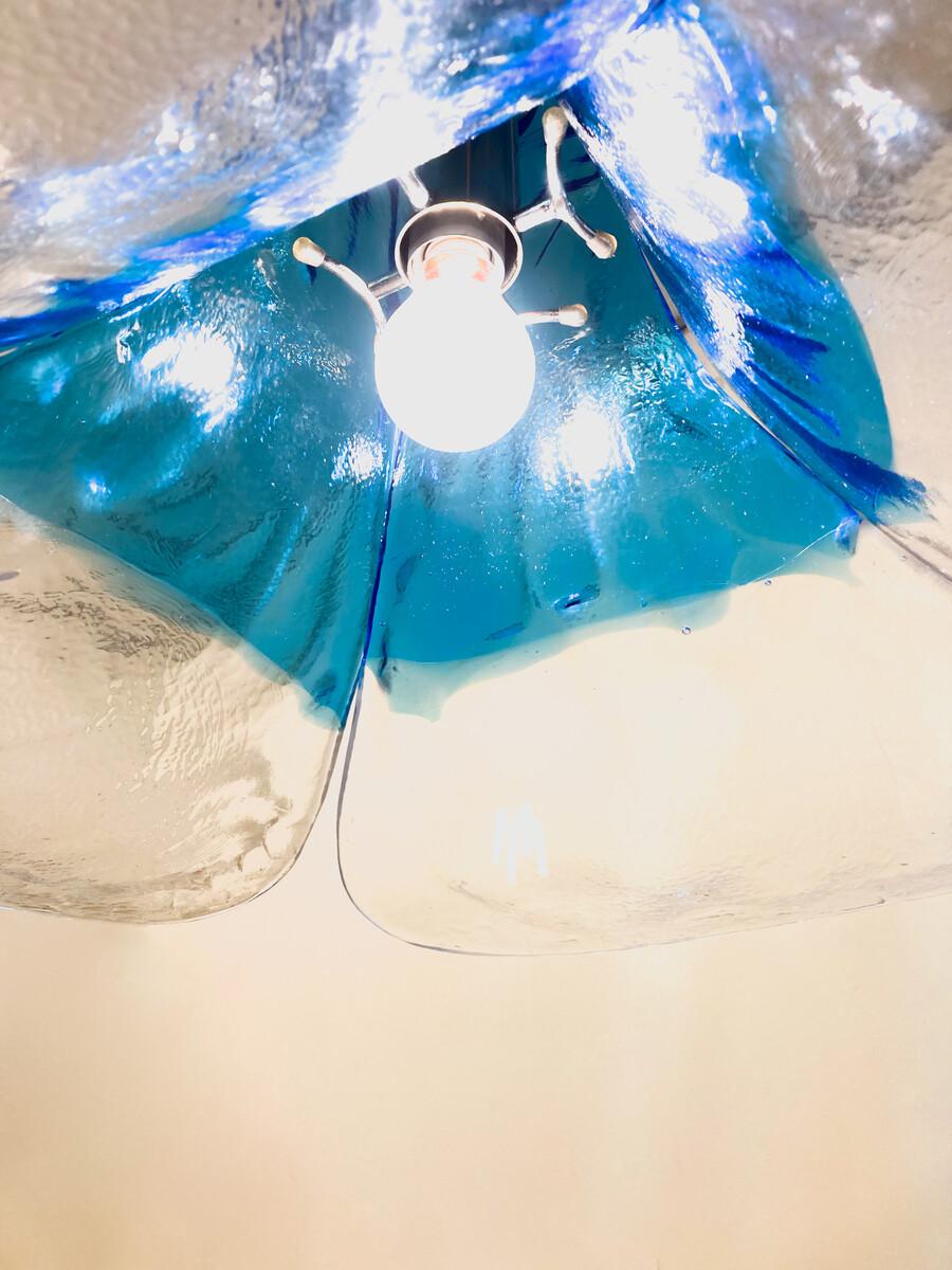Lampada a sospensione in vetro di Murano del 1960 di Carlo Nason - 2 disponibili in vendita 4