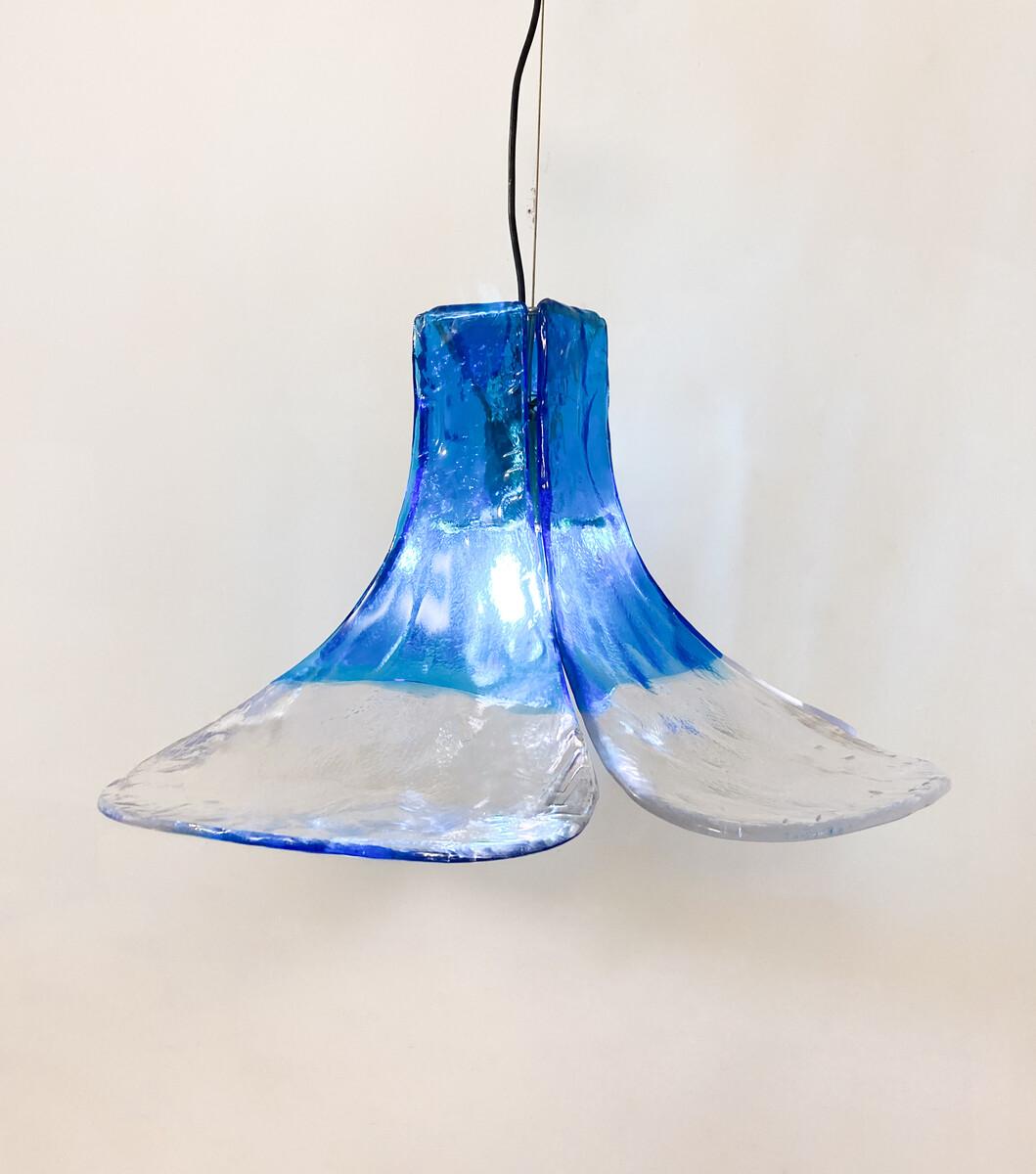 Mid-Century Murano Glass Hanging Lamp by Carlo Nason, 1960s - 2 available In Good Condition For Sale In Brussels, BE