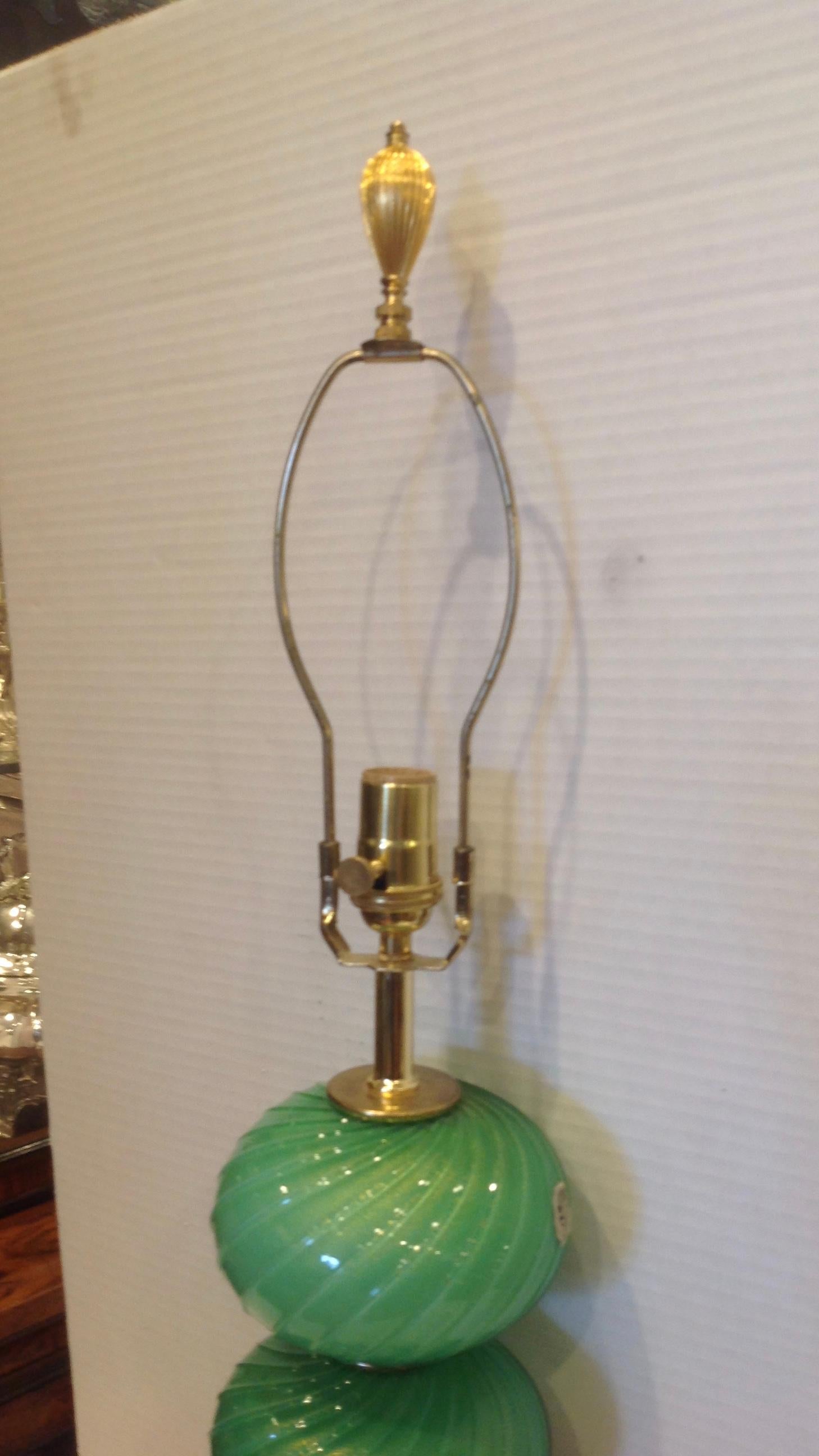 Midcentury Murano Glass Lamp 2