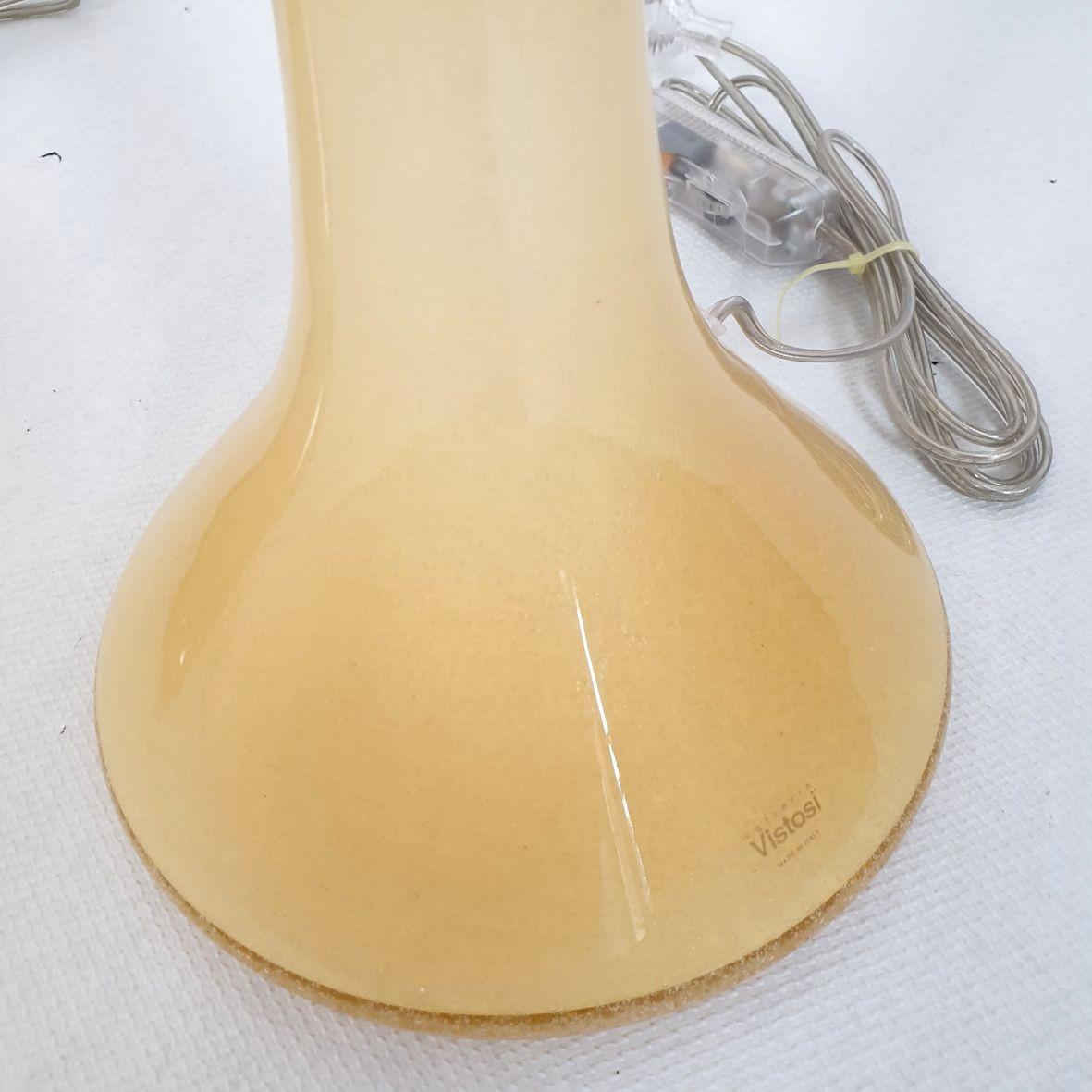 Mid Century Murano glass lamps by Vistosi - a pair For Sale 1