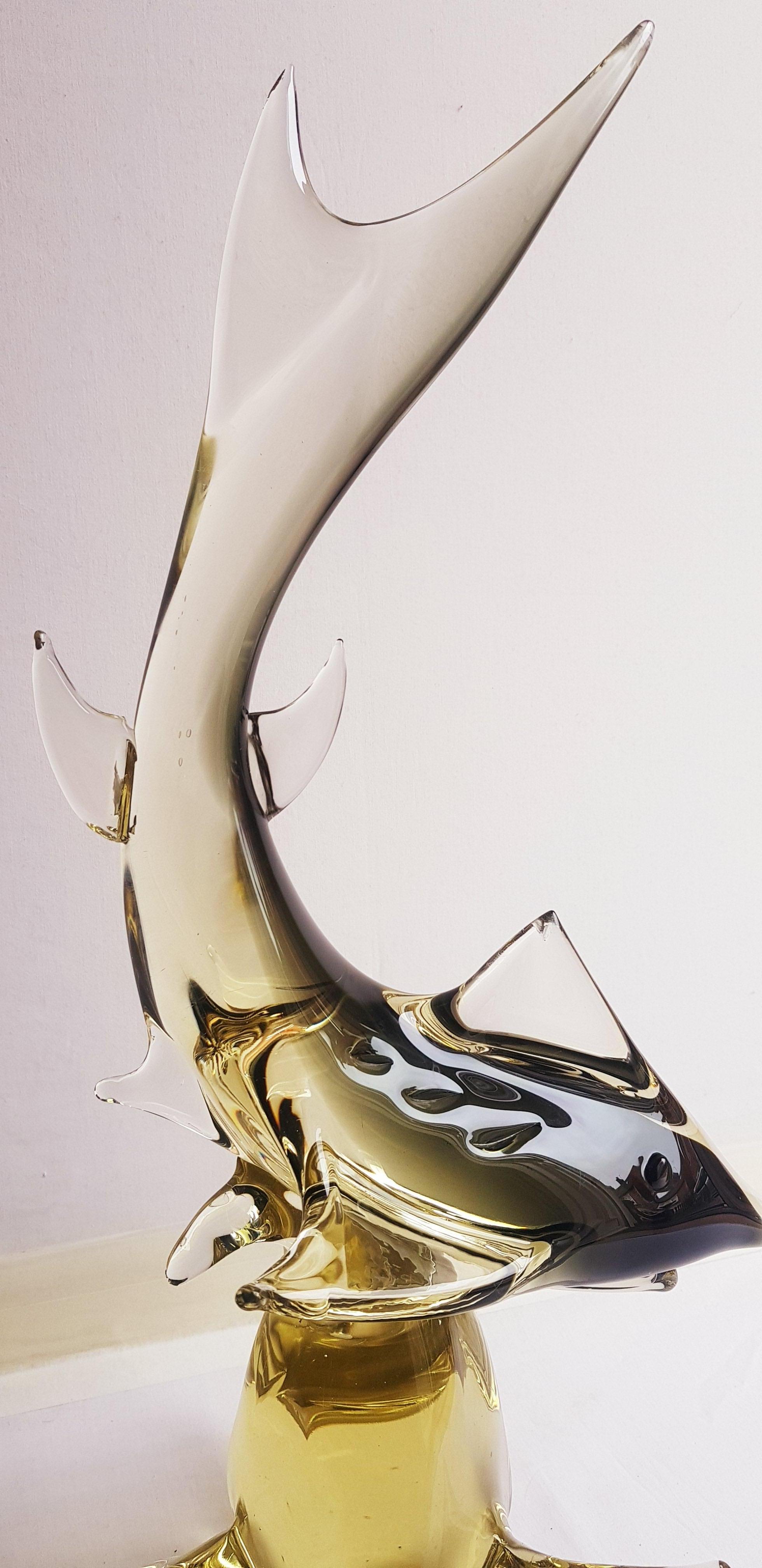 murano glass shark