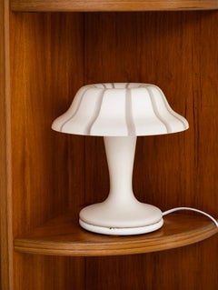 Mid-Century Murano Glass Mushroom Lamp