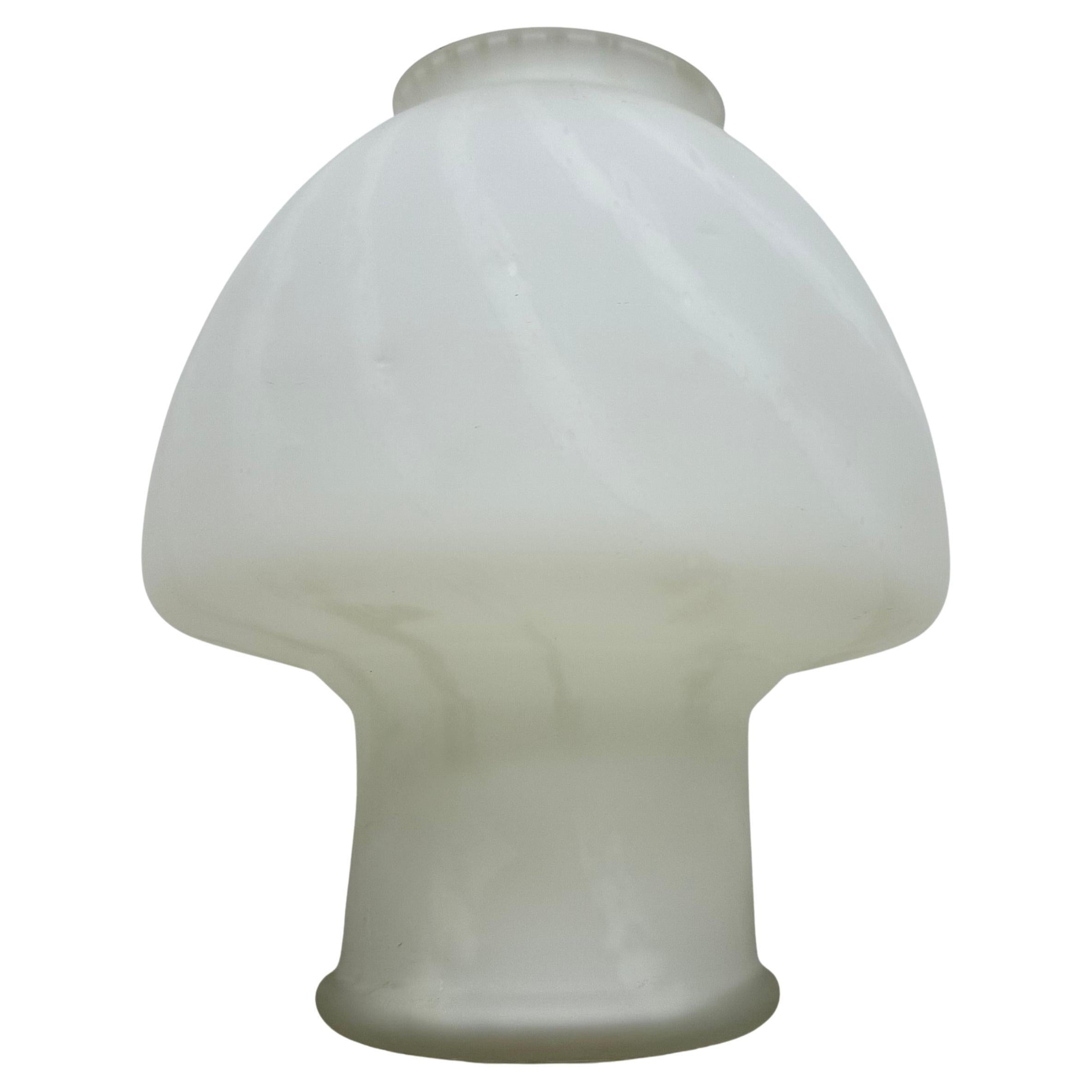 Mid-century Murano glass mushroom table lamp , 1970s