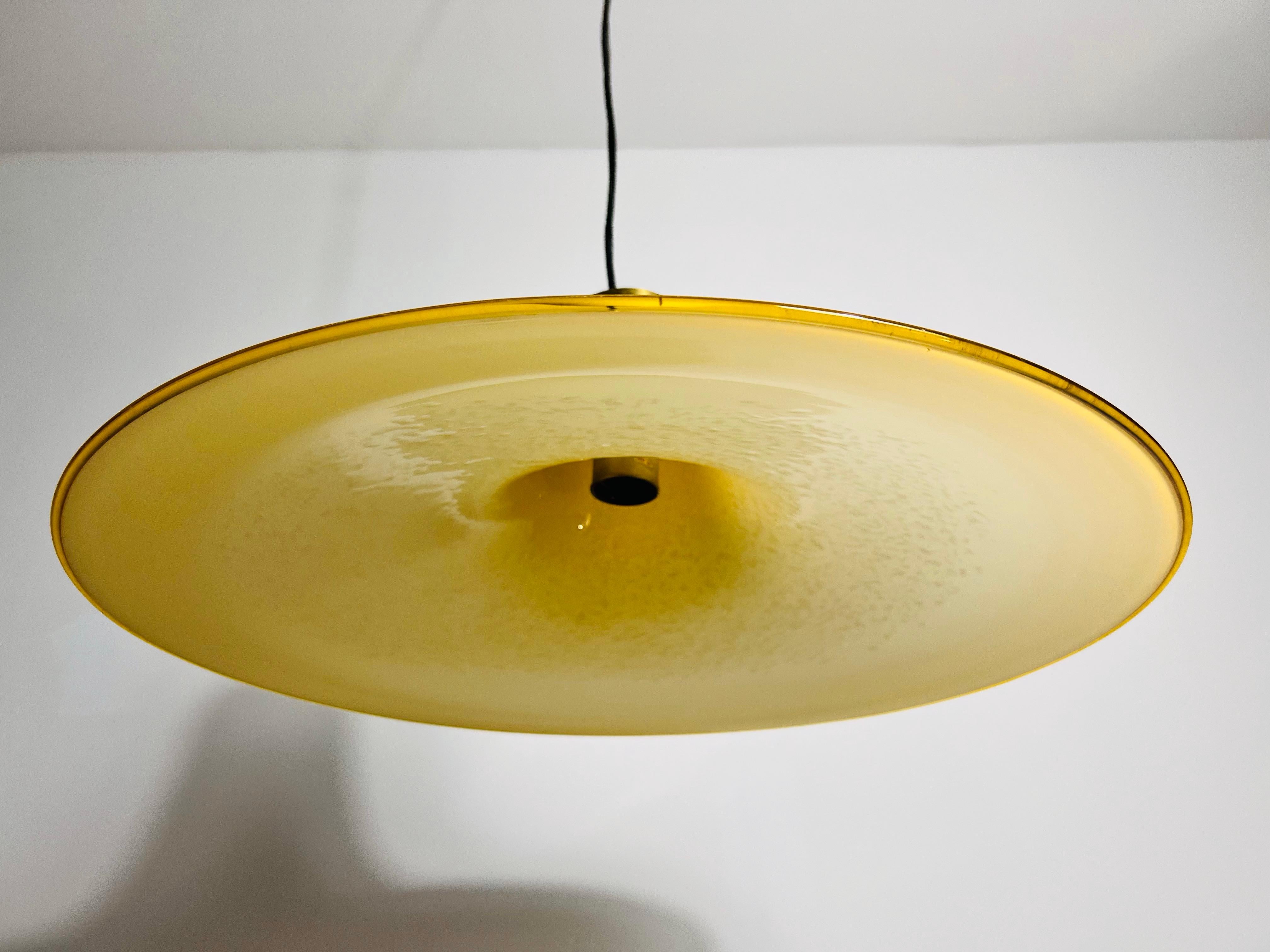 Lampada a sospensione in vetro di Murano di metà secolo, anni '60, Italia in vendita 1
