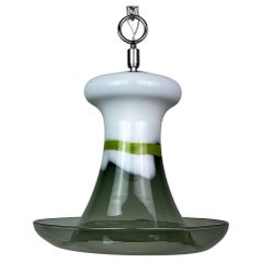 Mid-Century Murano Glass Pendant Lamp by Vistosi Italy 1970s