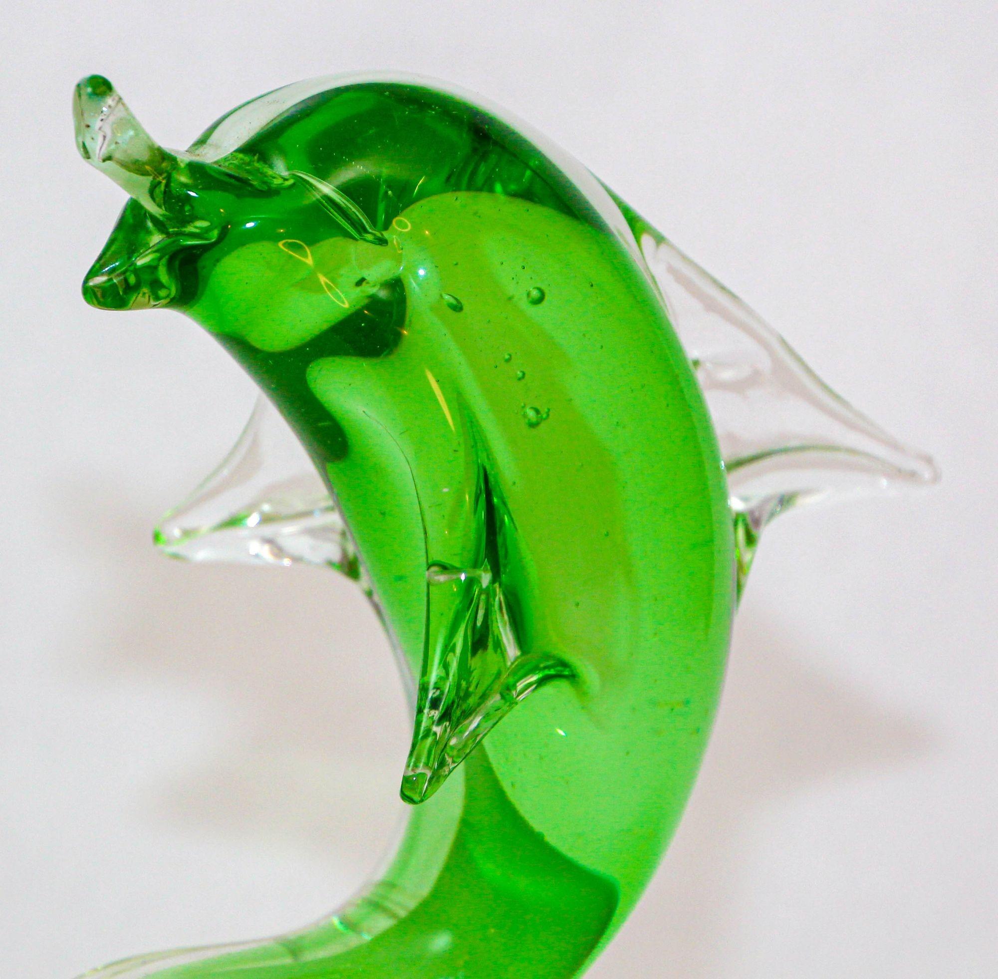 Escultura de cristal de Murano de mediados de siglo Fish Design italiano años 60 en Bueno estado para la venta en North Hollywood, CA