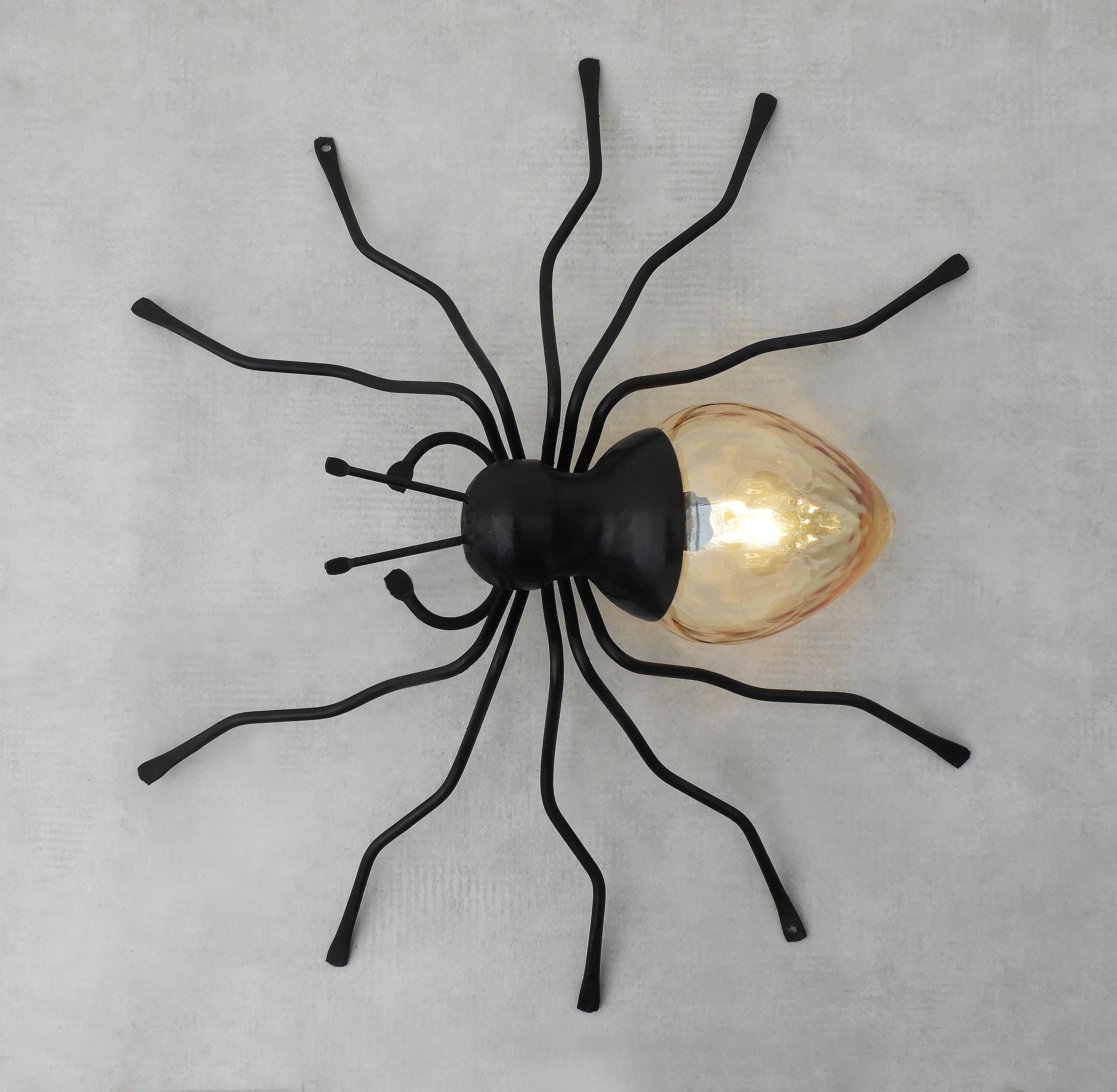Aplique araña de cristal de Murano de mediados de siglo c1950s Italia Moderno de mediados de siglo en venta