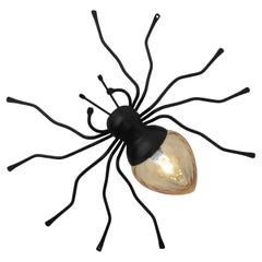 Mid-Century Murano Glass Spider Wall Lamp Sconce c1950s Italy