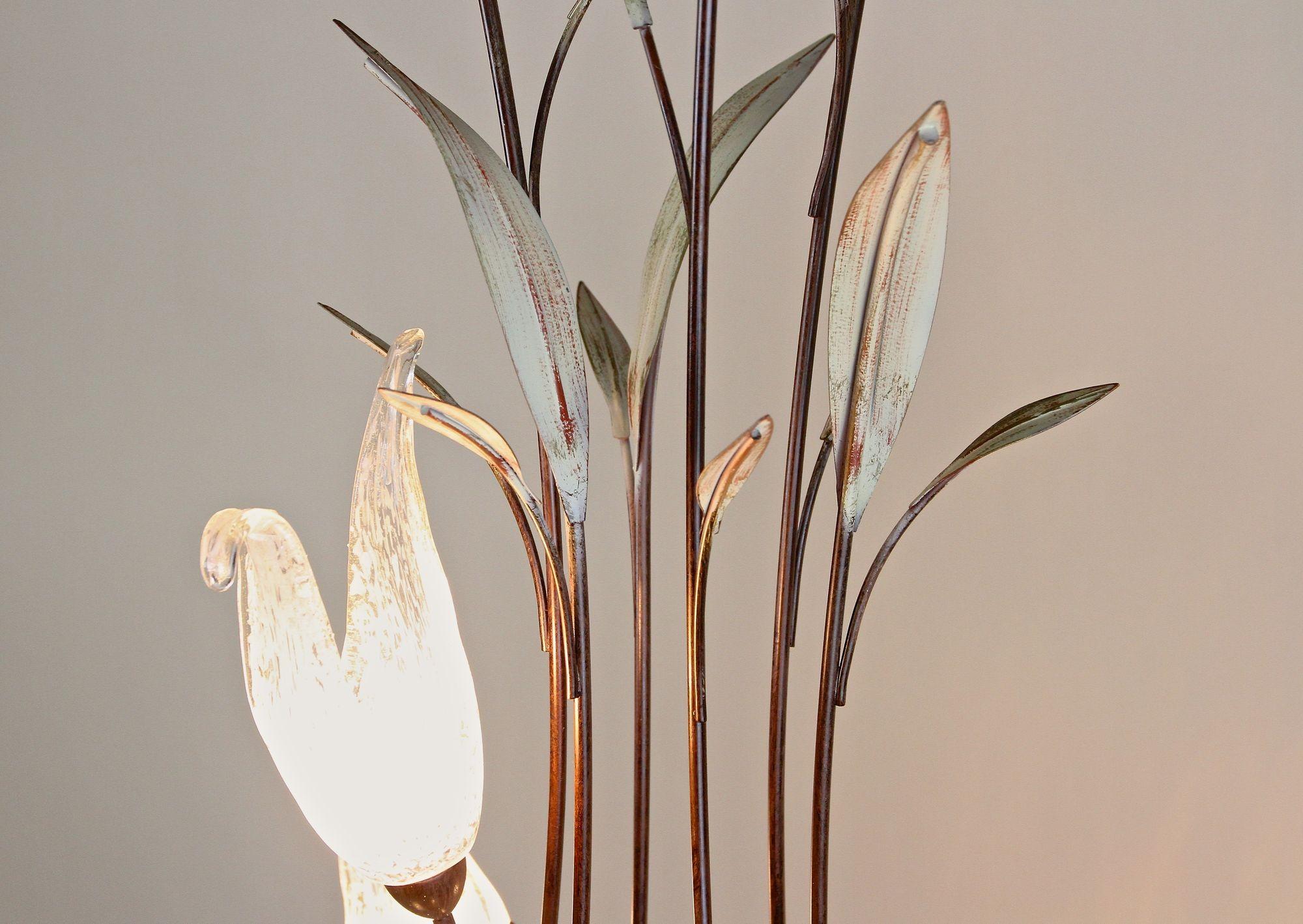 Midcentury Murano Glass Swan Floor Lamp, Italy, circa 1960/70 For Sale 13