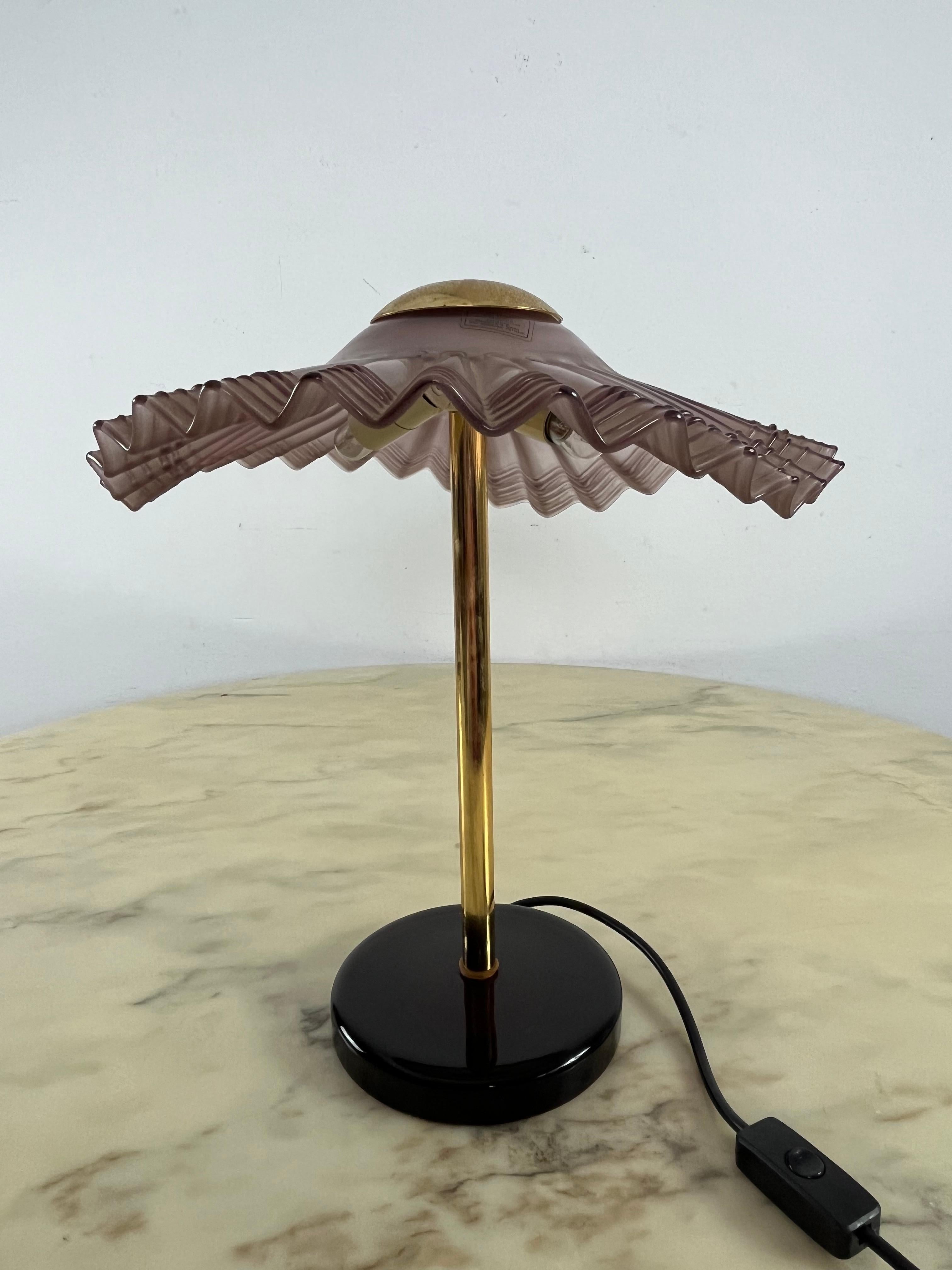 Lámpara de sobremesa de cristal de Murano de mediados de siglo, años 60 mediados del siglo XX en venta