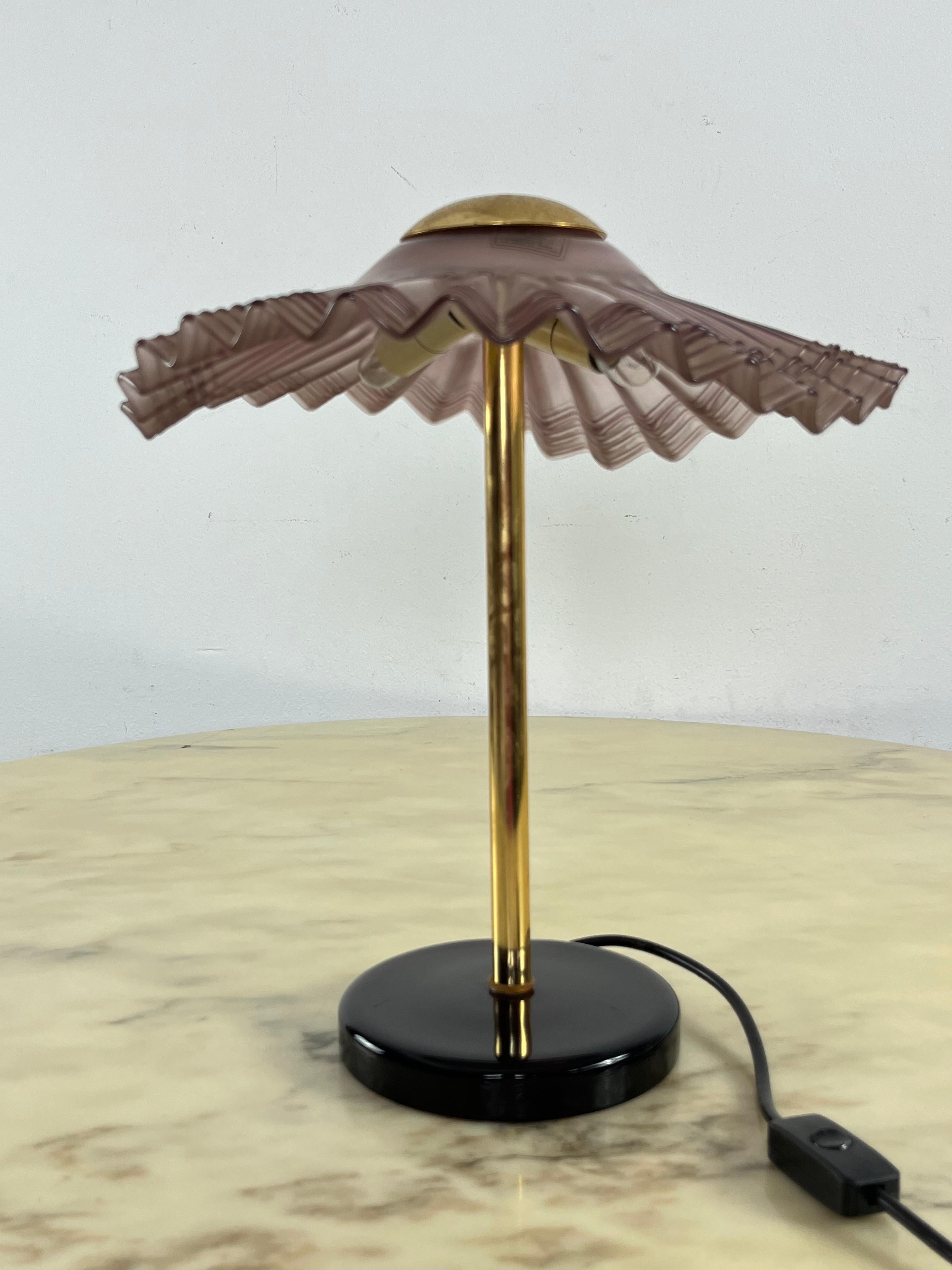 Lámpara de sobremesa de cristal de Murano de mediados de siglo, años 60 en venta 2