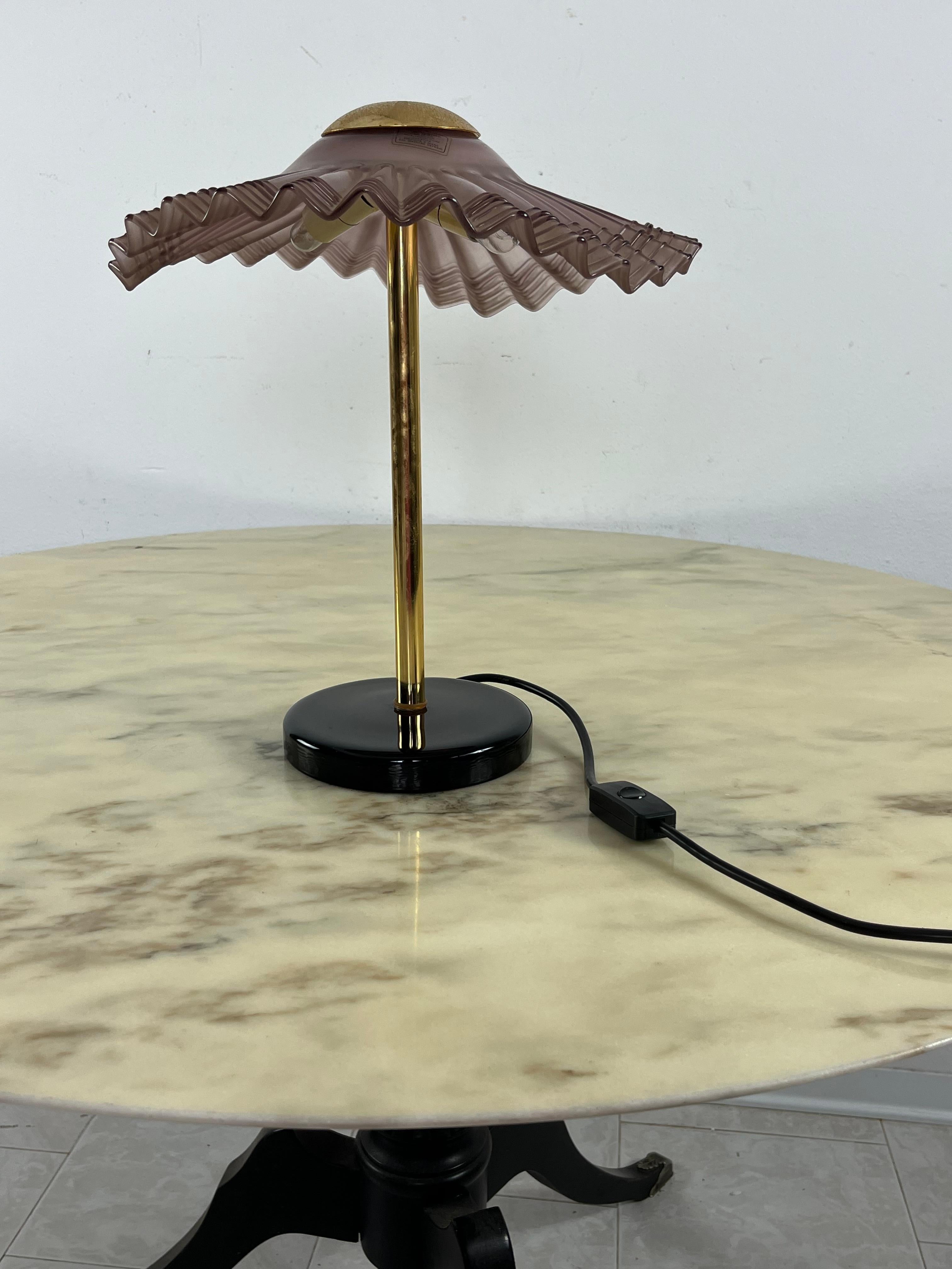 Lámpara de sobremesa de cristal de Murano de mediados de siglo, años 60 en venta 3