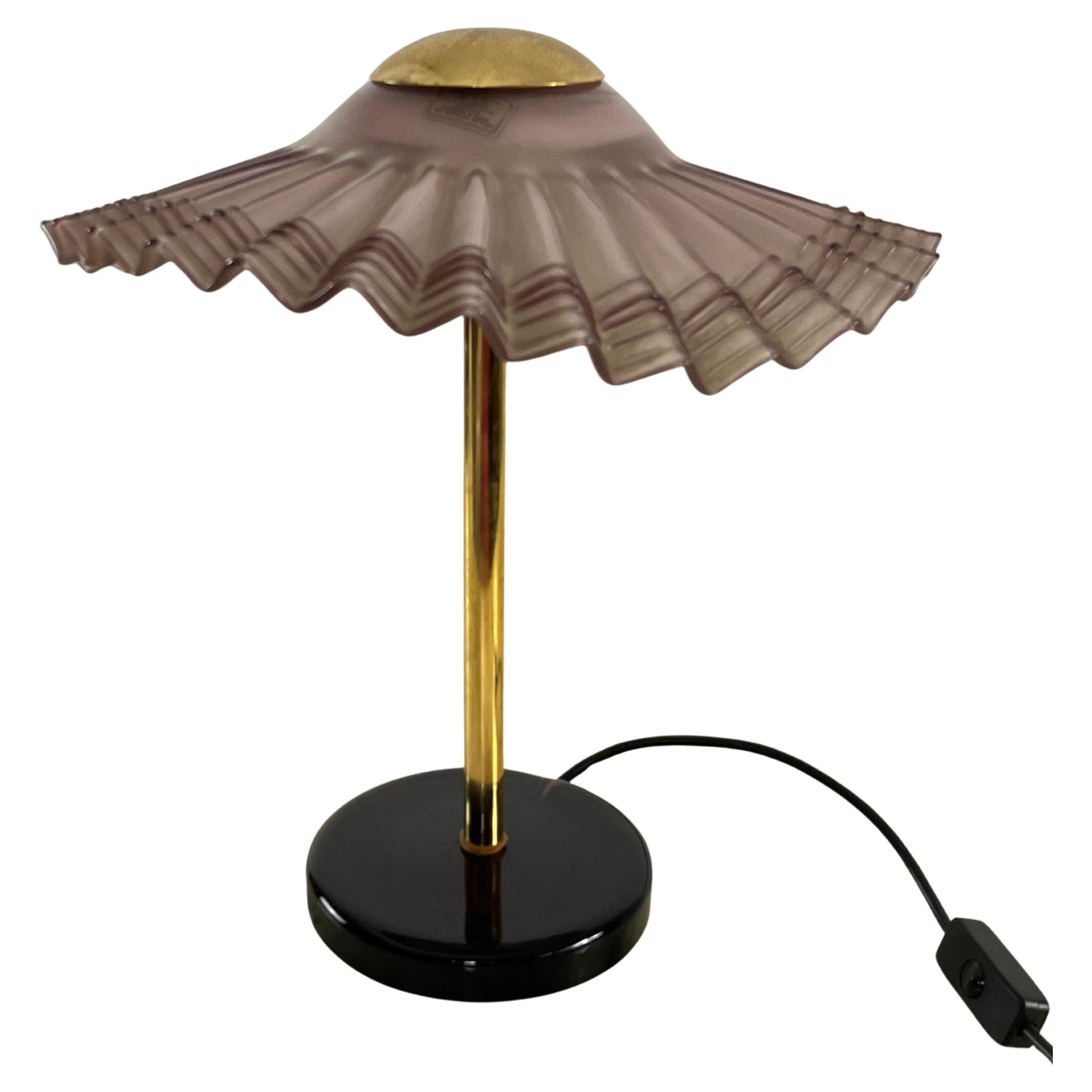Lampada da tavolo in vetro di Murano del metà del secolo scorso, anni '60