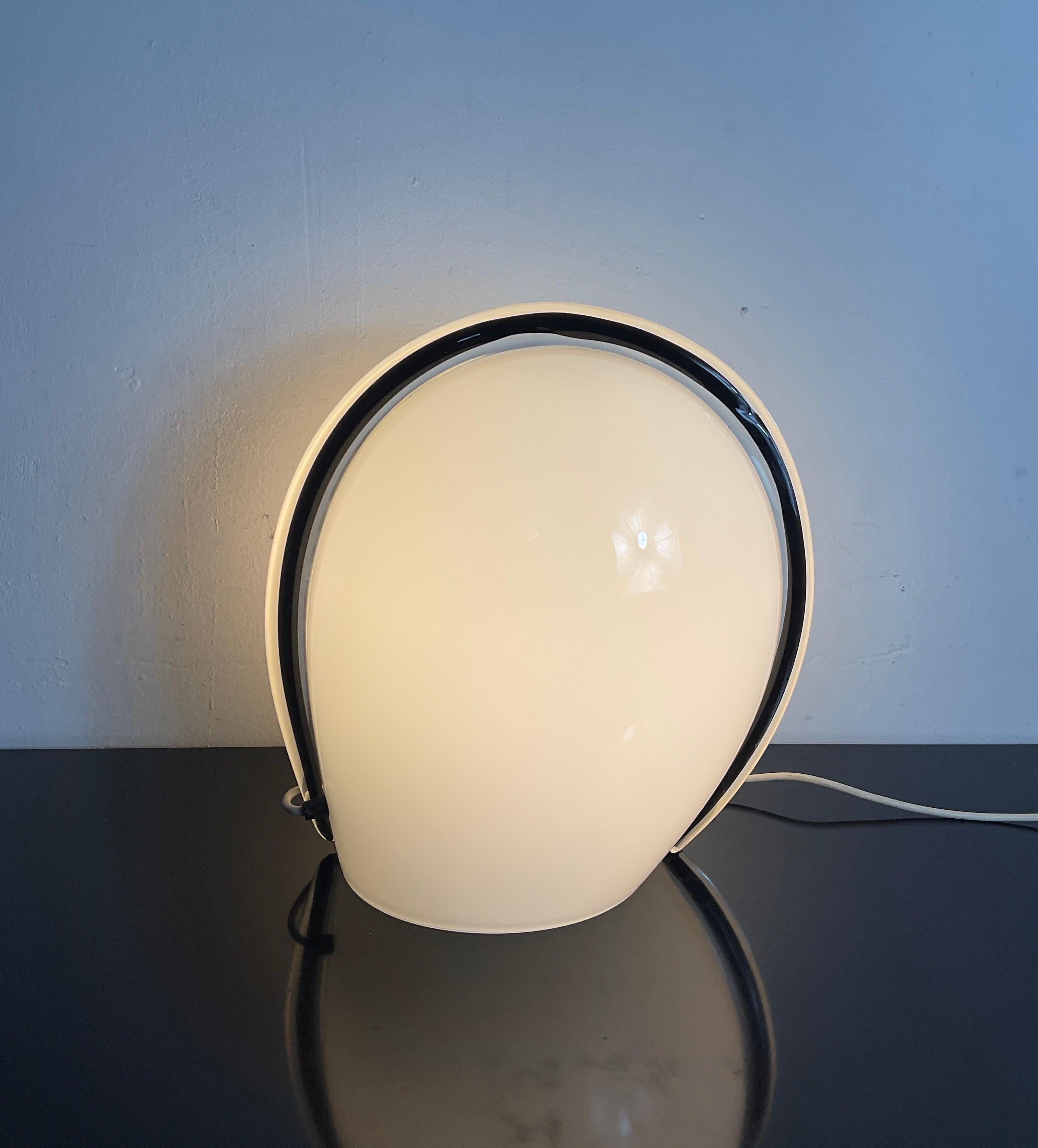 Mid-century Murano glass table lamp from the 60s 2