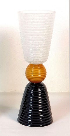 Mid-Century Murano Glass Table Lamp, Italy