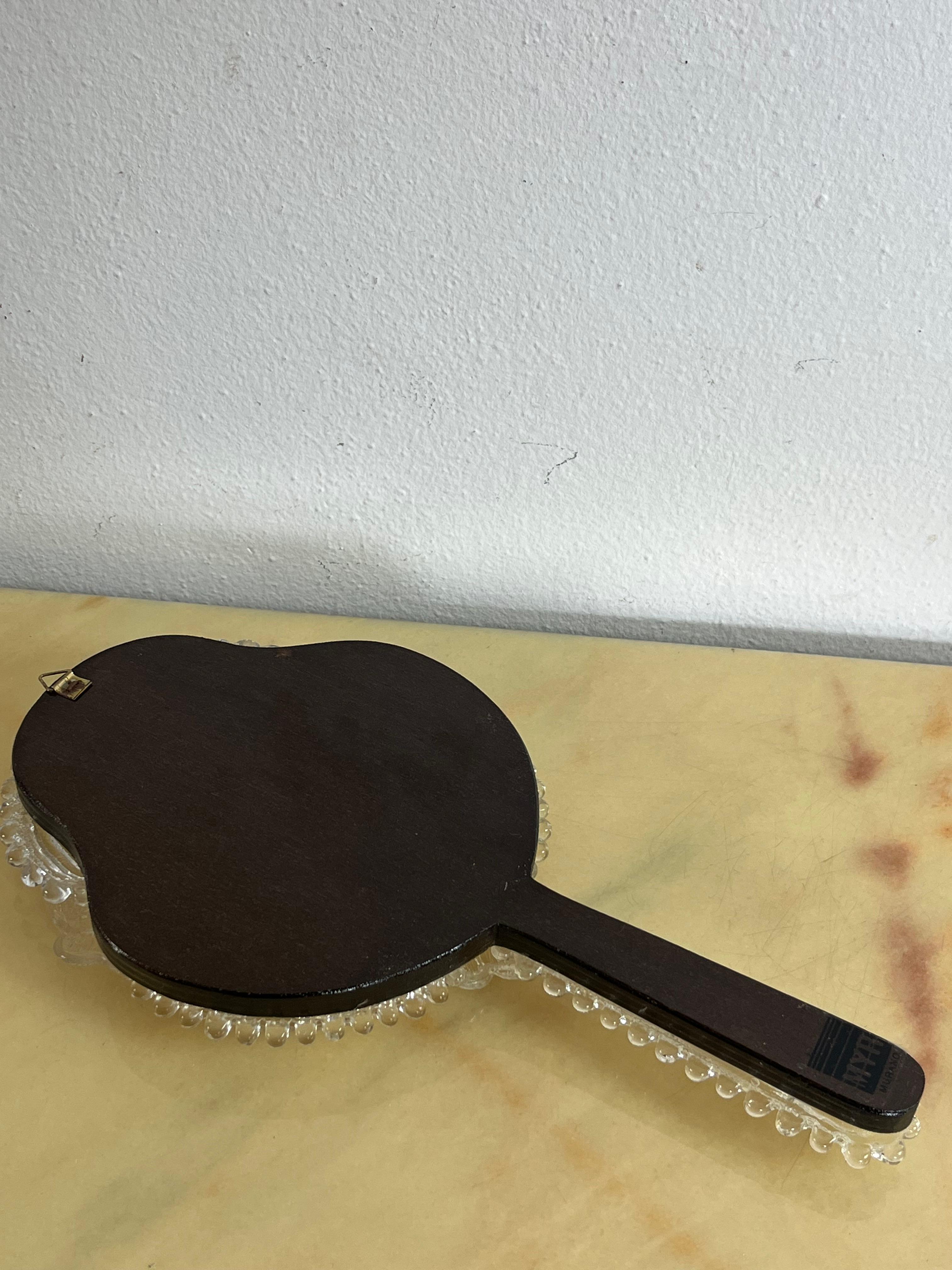 Mid-Century Murano Glass Table Mirror, 1960s For Sale 1