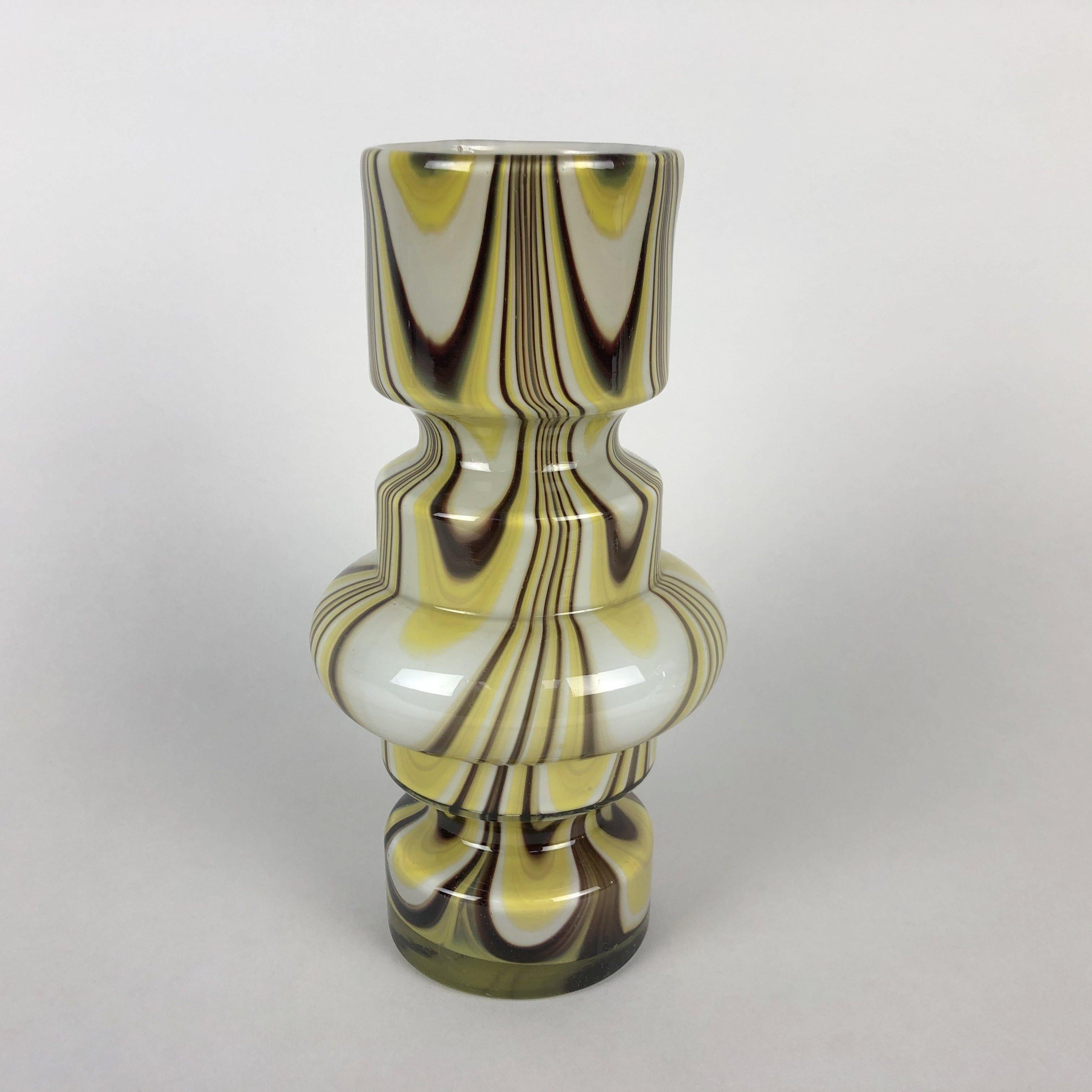 Late 20th Century Midcentury Murano Glass Vase by Carlo Moretti, 1970s