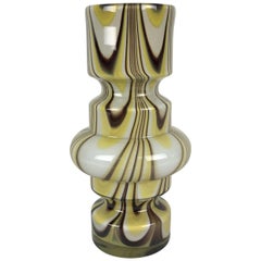 Midcentury Murano Glass Vase by Carlo Moretti, 1970s