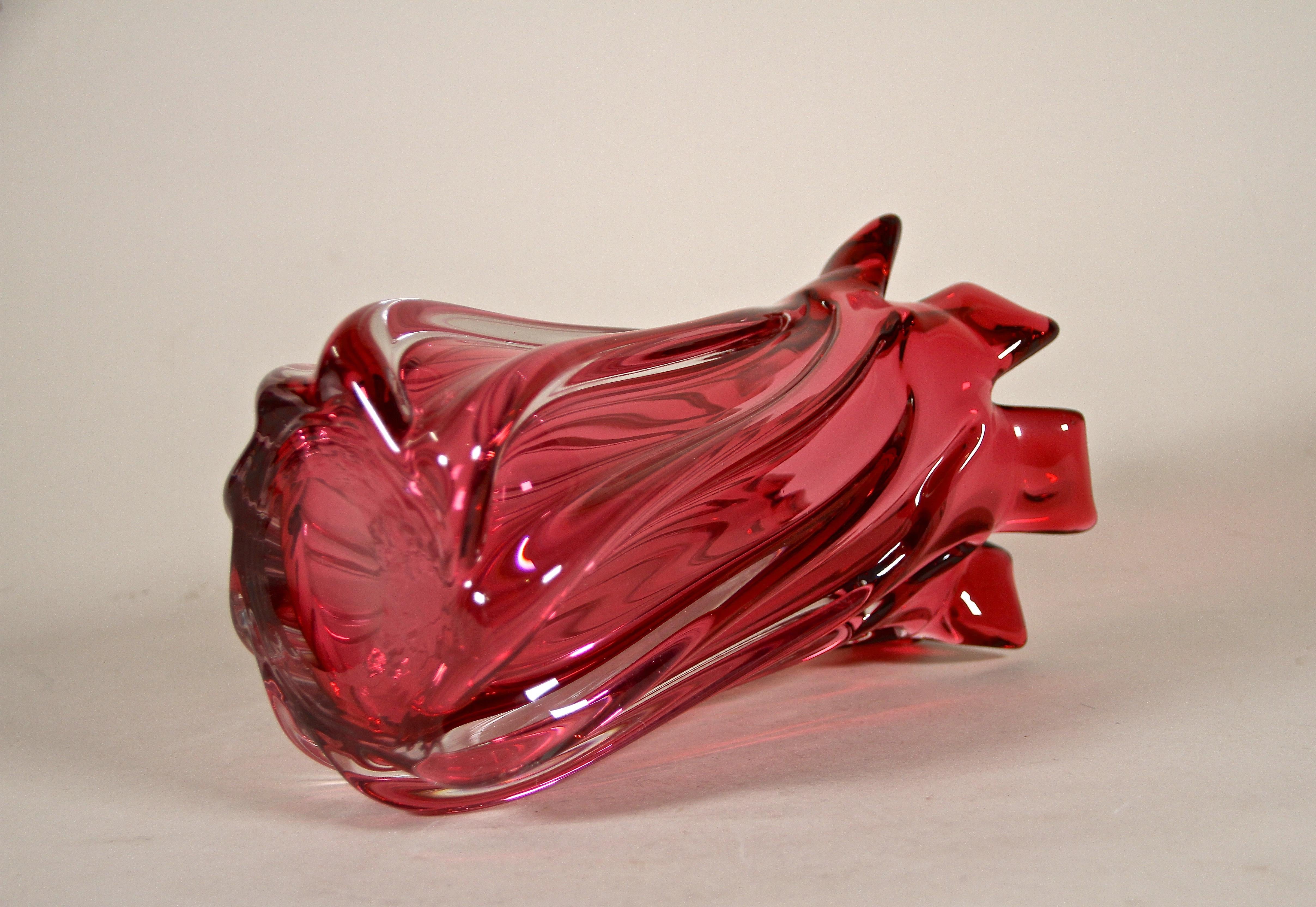 Mid Century Murano Glass Vase, Italy, circa 1960 4