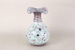 Mid Century Murano Glass Vase, Multicolored, Italy circa 1950