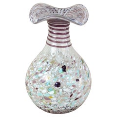 Vaso in vetro di Murano di metà secolo, multicolore, Italia, circa 1950