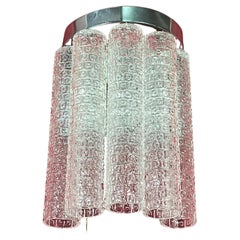 Mid-century Murano Glass Wall Lamp, "Tronchi" model Venini, 1950s