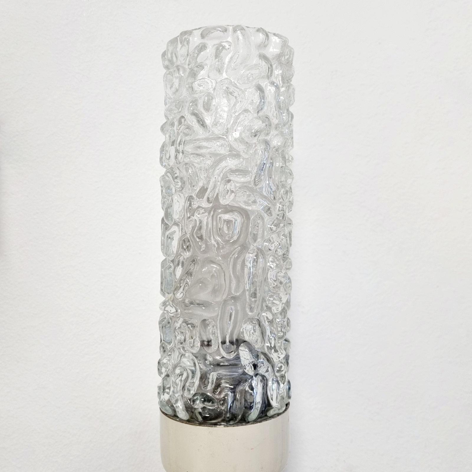 Mid Century Murano Glas Wandlampen, Italien 70er Jahre, Satz von 3 (Moderne der Mitte des Jahrhunderts)
